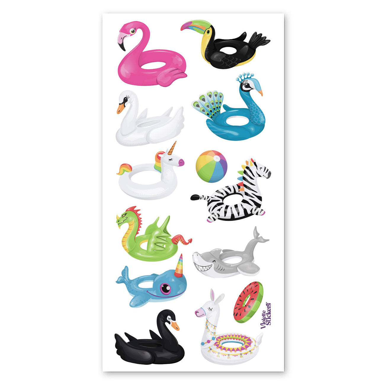  Pool Floaties Stickers、mySite、ghnorth
