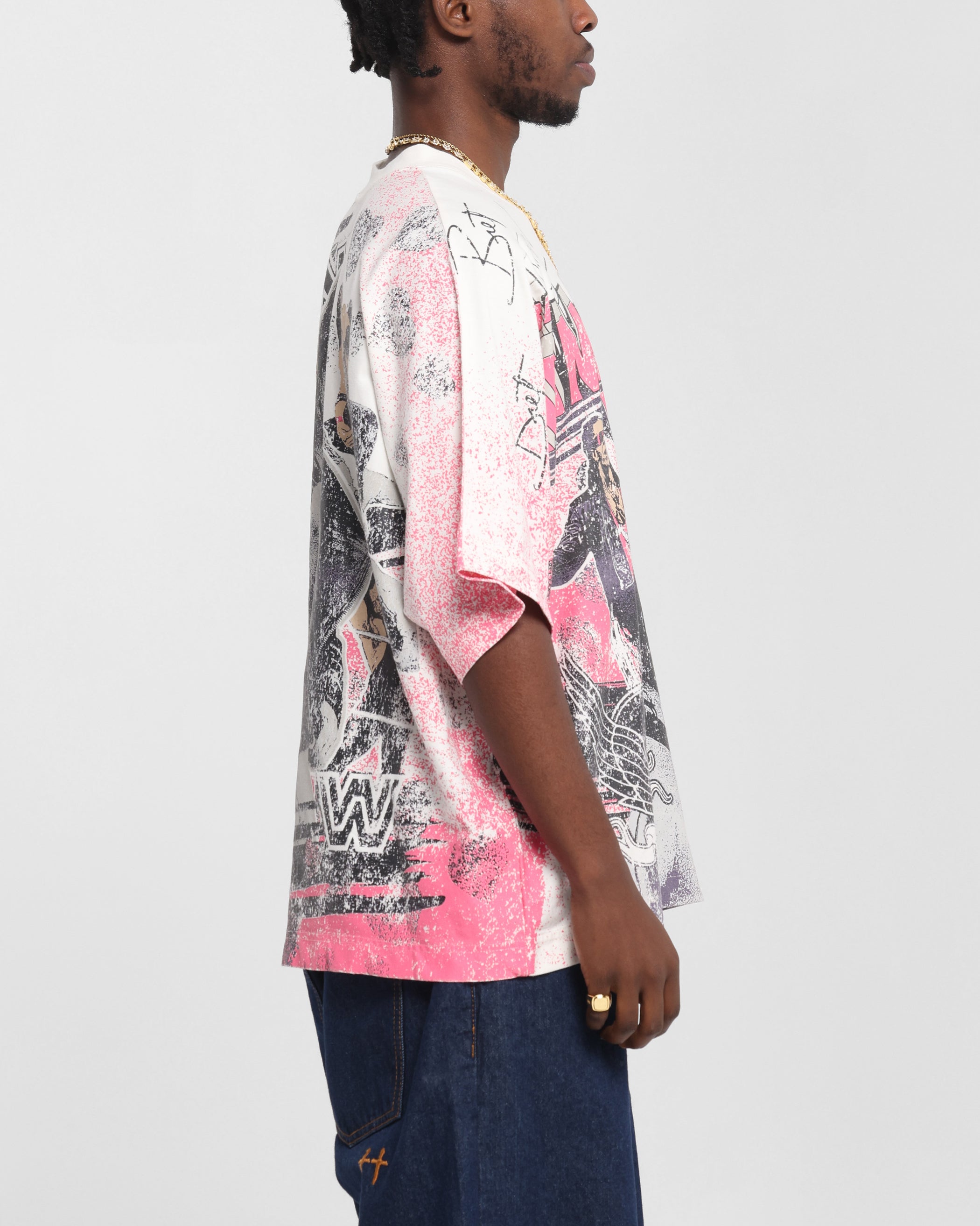 Culture Kings X WWE Bret 'The Hit Man' Hart All Over Print T-Shirt White、mySite、zt4zffjzw