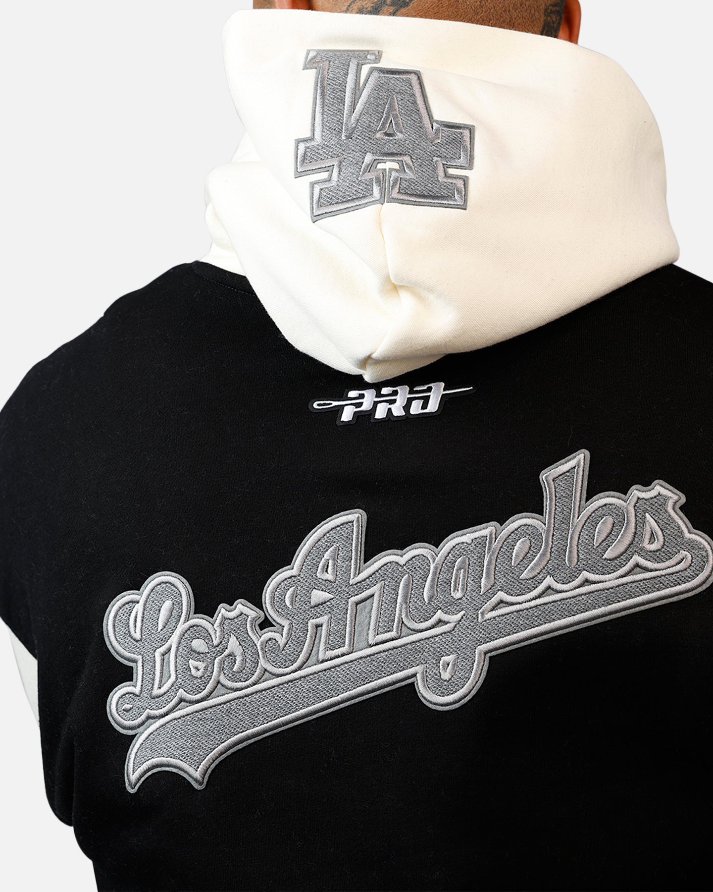 Pro Standard Los Angeles Dodgers Reverse French Terry Hoodie Black/Grey、mySite、zt4zffjzw
