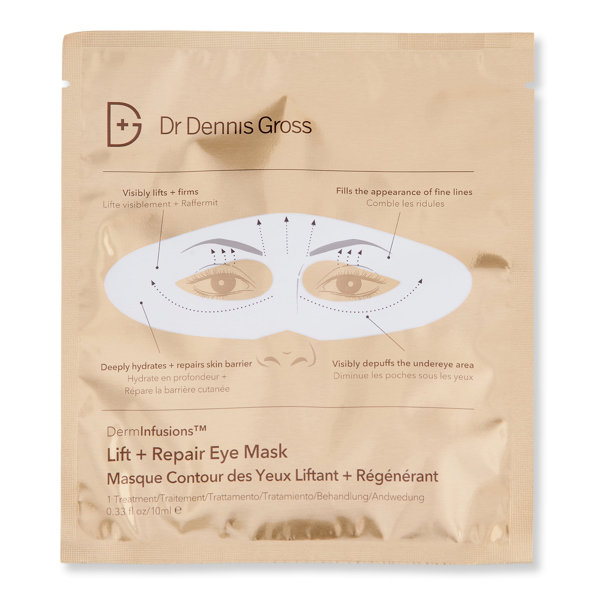 Dr. Dennis Gross Skincare DermInfusions Lift + Repair Eye Mask、mySite、gigharbornorthrealestate