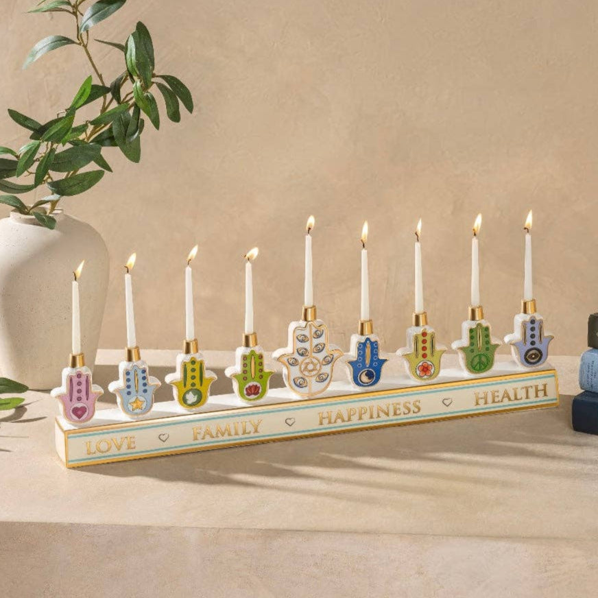 Sacred Traditions Hamsa Menorah、mySite、topwebapps