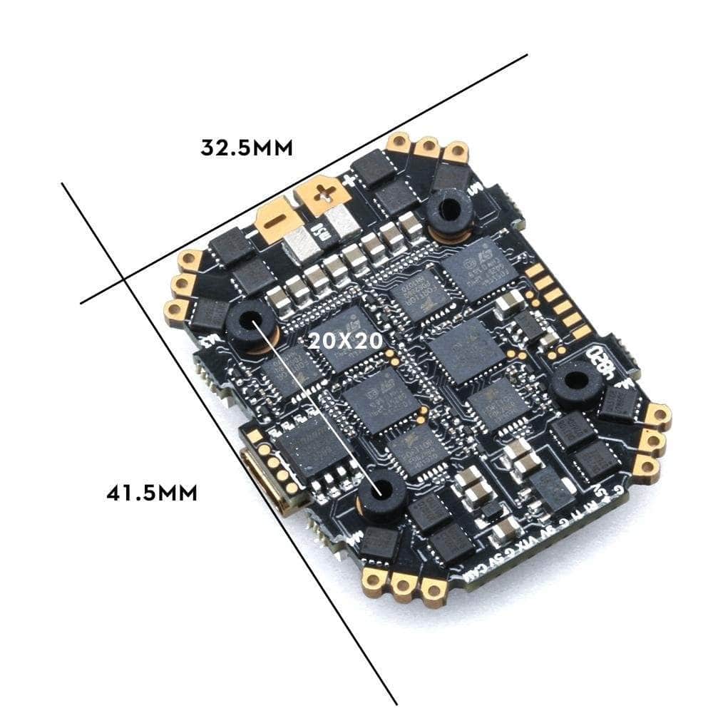  Flywoo GOKU GN F745 EVO HD 2-6S 20x20 AIO Flight Controller w/ 40A 32Bit 4in1 ESC、mySite、merchandisen