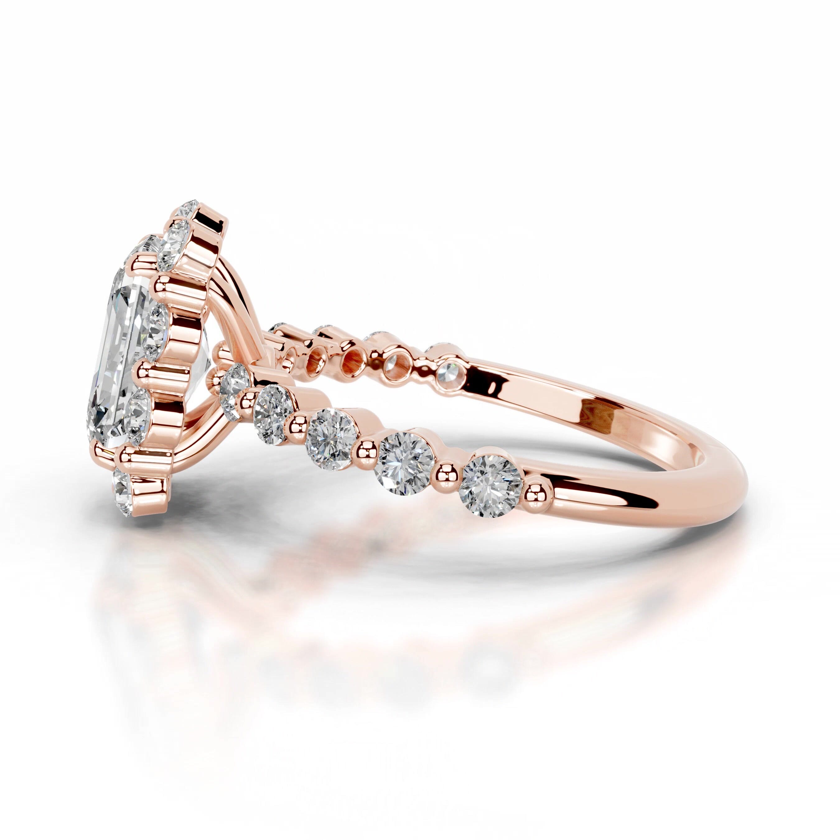 Nels Diamond Engagement Ring - 14K Rose Gold、mySite、hinf8tx79