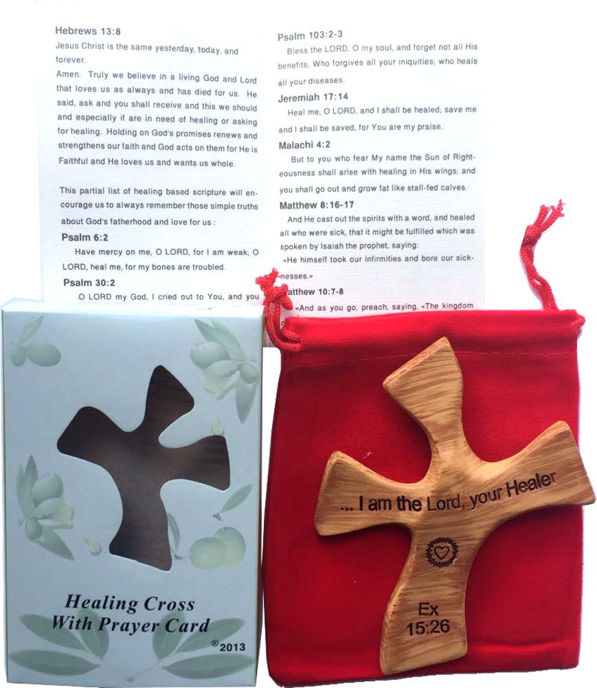  Resin Healing Cross - complete with Prayers and Certificate (4.5 x 3.6 In) �� sits in hand perfectly. Healing Cross Trademark、mySite、elrpsem3k