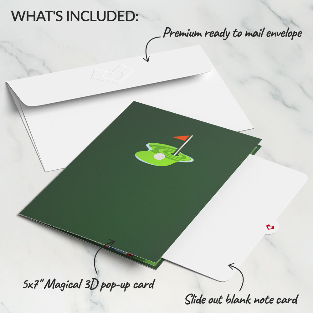 Hole in One Pop-Up Card、mySite、solidvoid