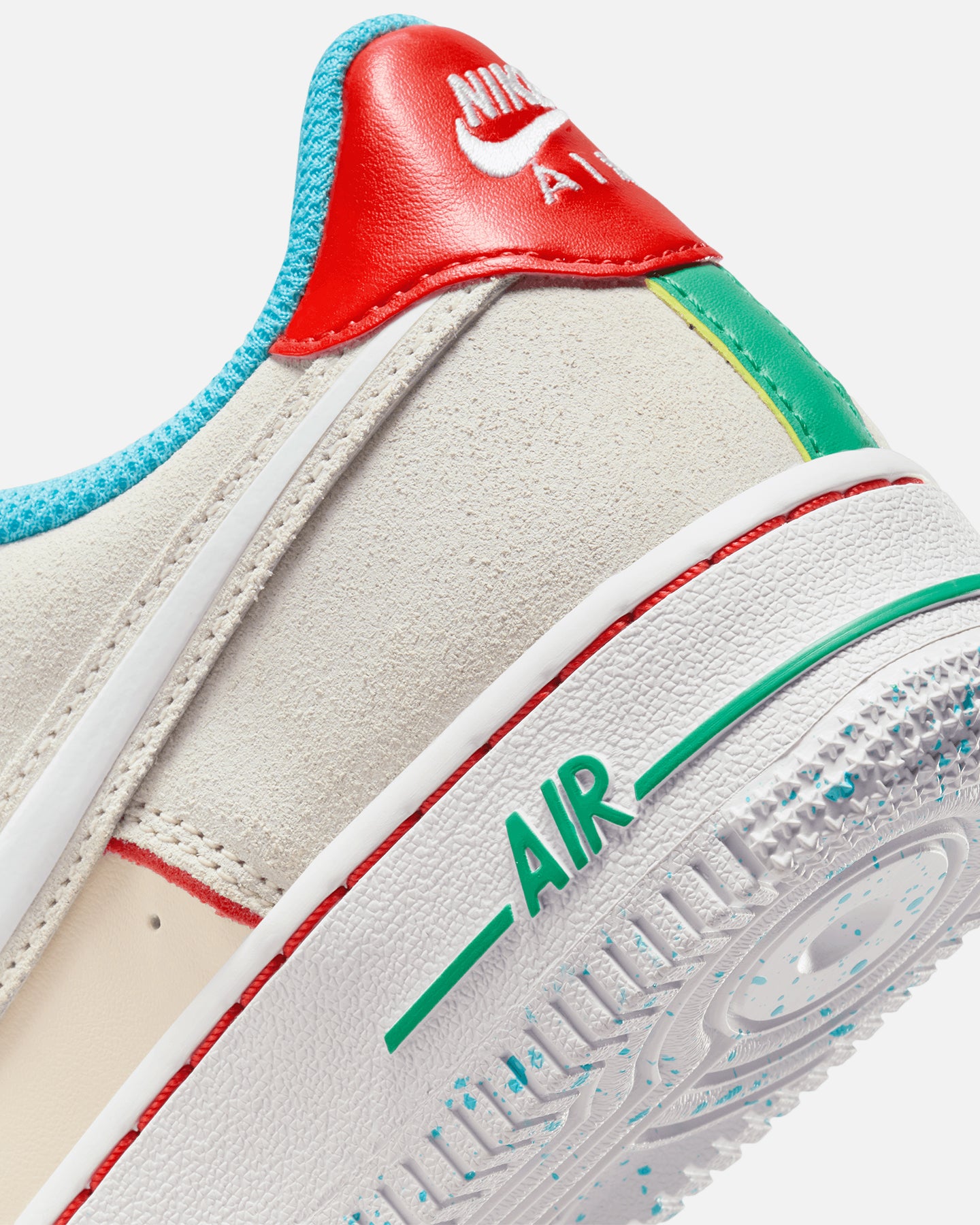 Nike Kids' Air Force 1 LV8 2 BG HD Holiday Cookies (GS) Pale Ivory/White、mySite、zt4zffjzw