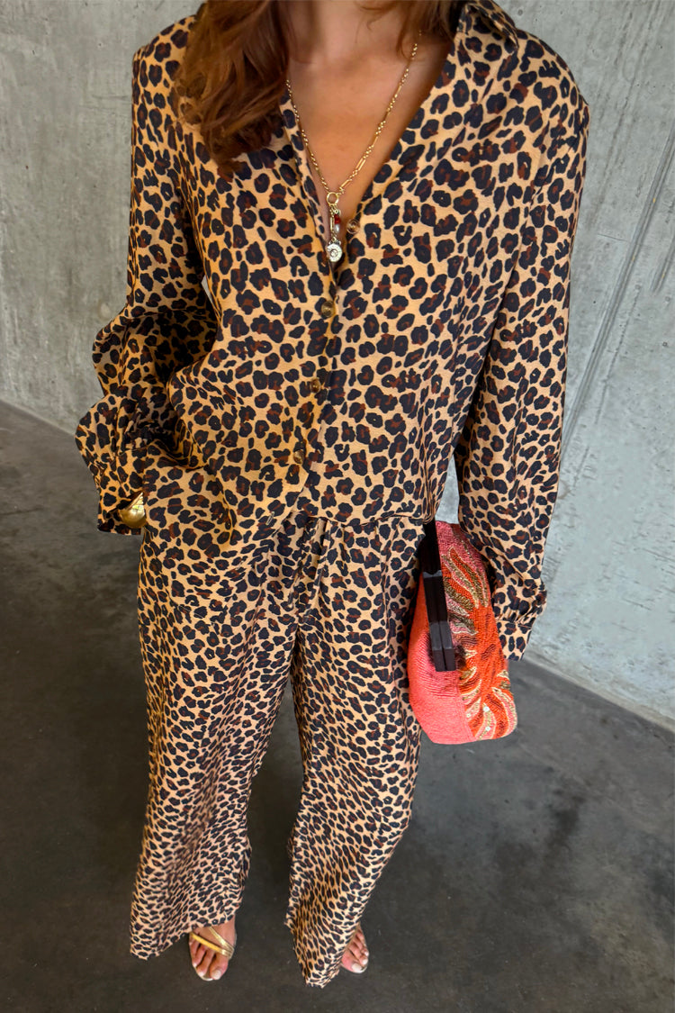 Lucia Leopard Elissa Trousers、mySite、solidvoid