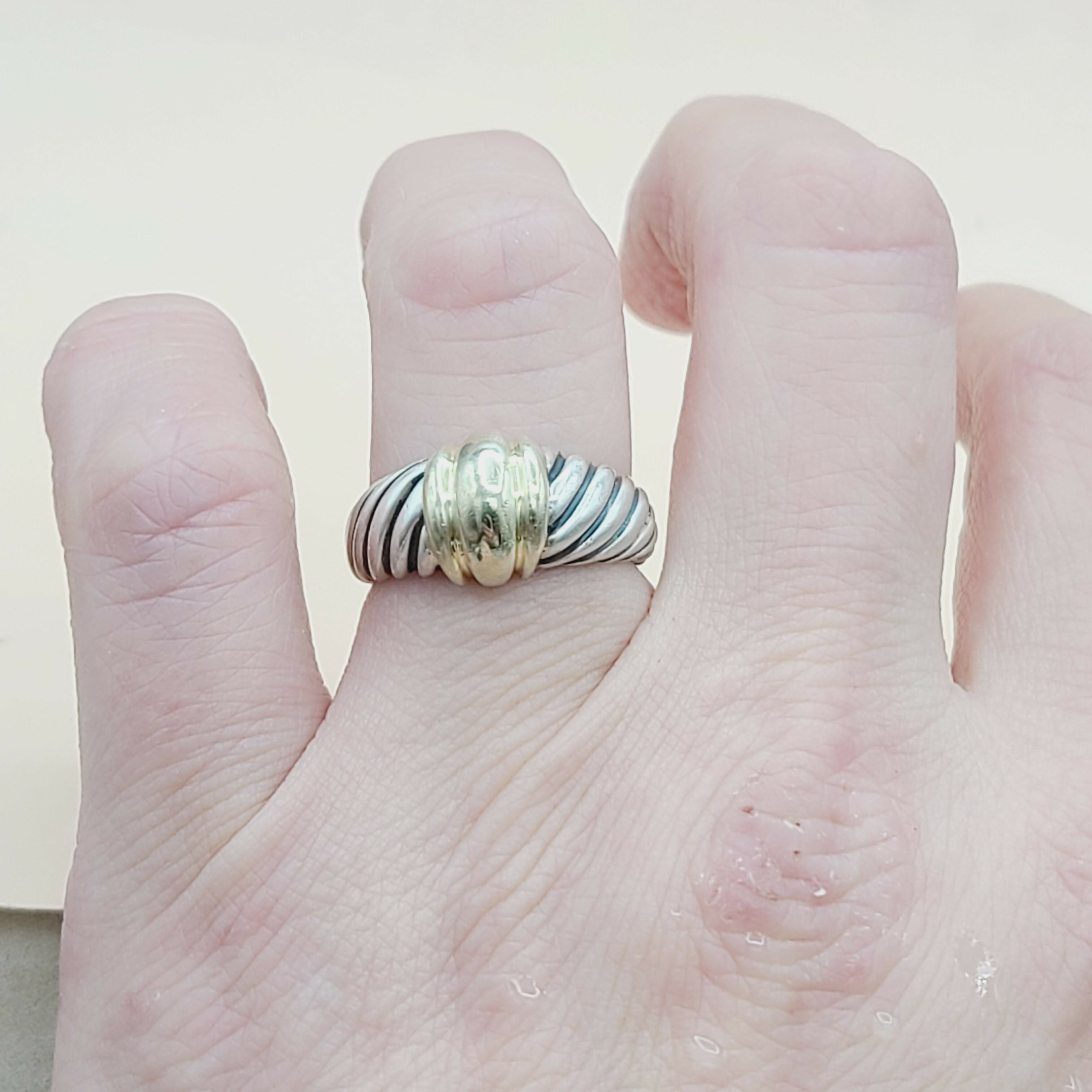 David Yurman Metro Dome Ring With Gold、mySite、hinf8tx79
