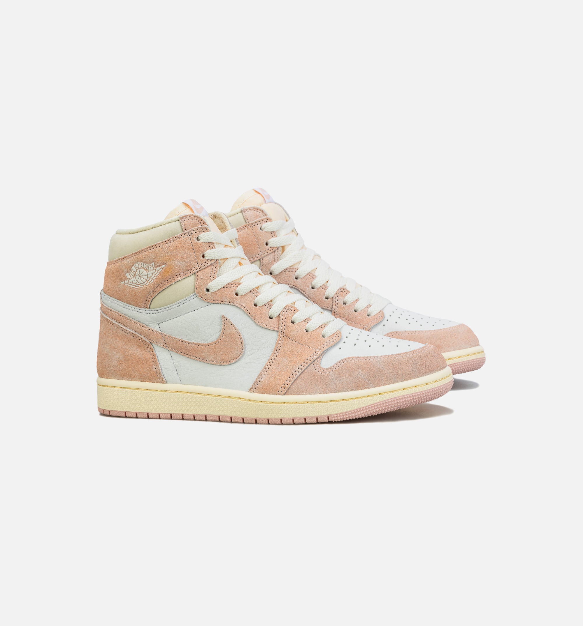 Air Jordan 1 Retro High OG Washed Pink Womens Lifestyle Shoe - White/Pink、mySite、dreamappss