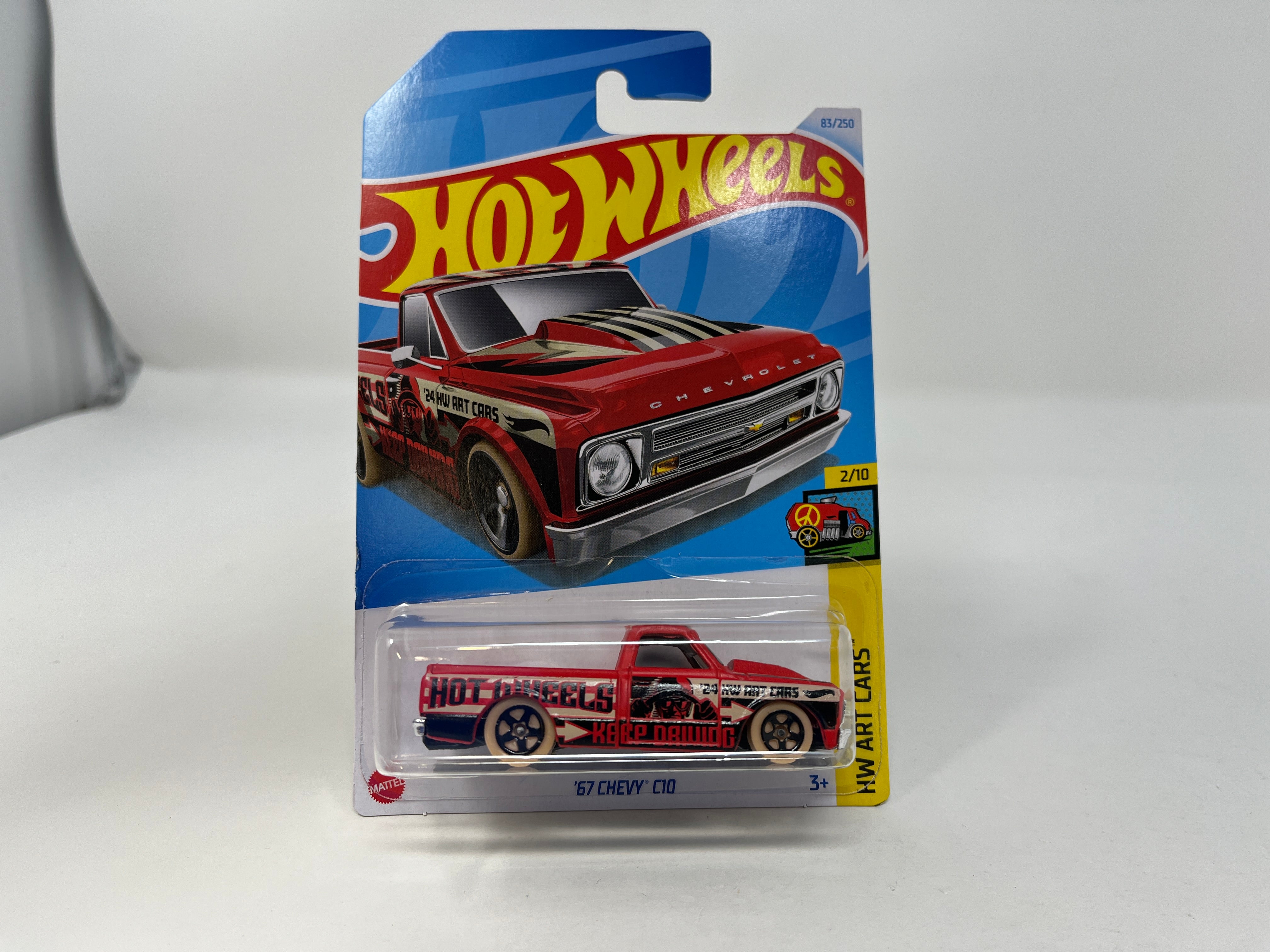 '67 Chevy C10 #83 * RED * 2024 Hot Wheels Case P、mySite、hgirdovlk