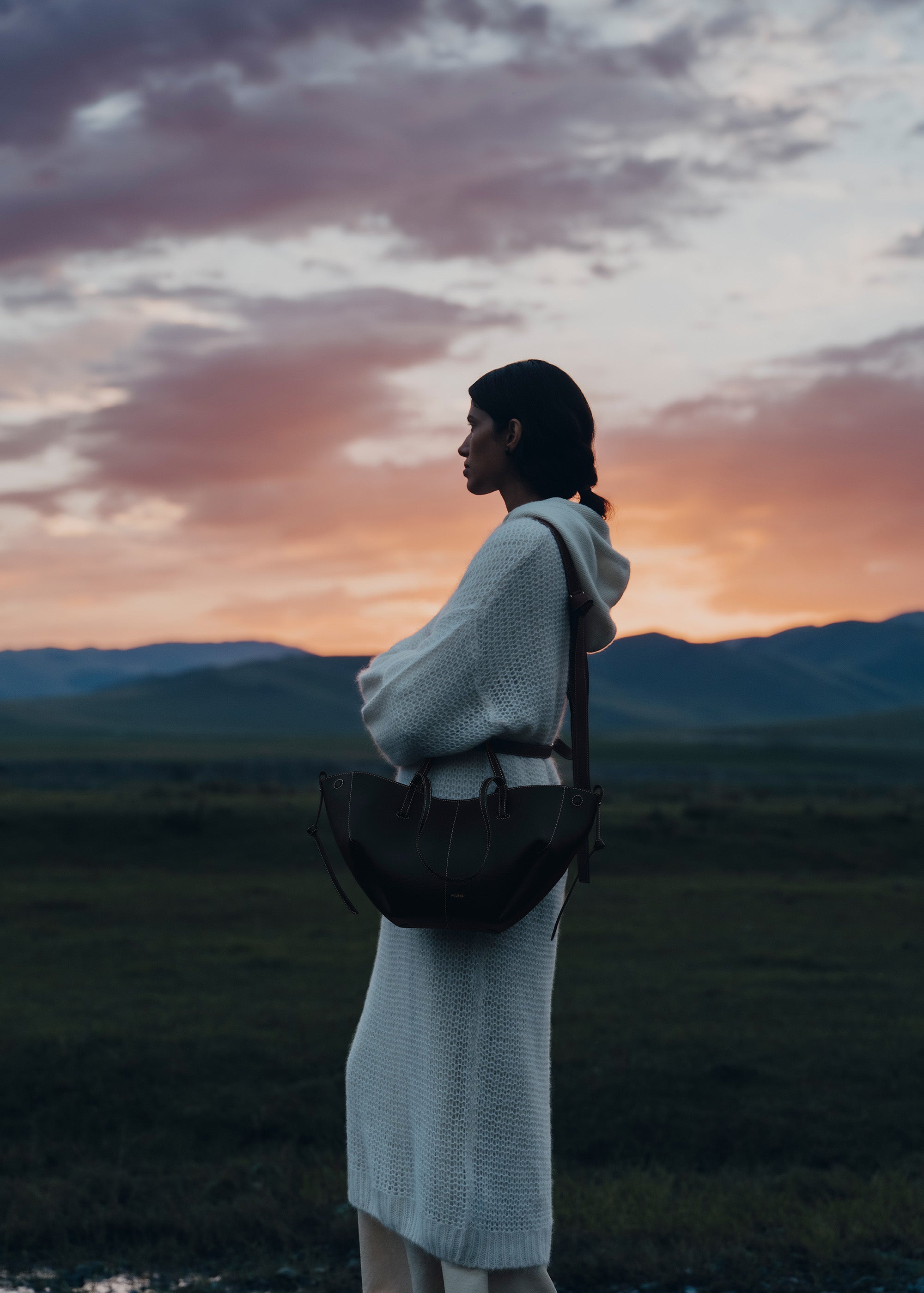 Cyme Mini - Noir Grain茅 Coutures crues、mySite、camillekostekn