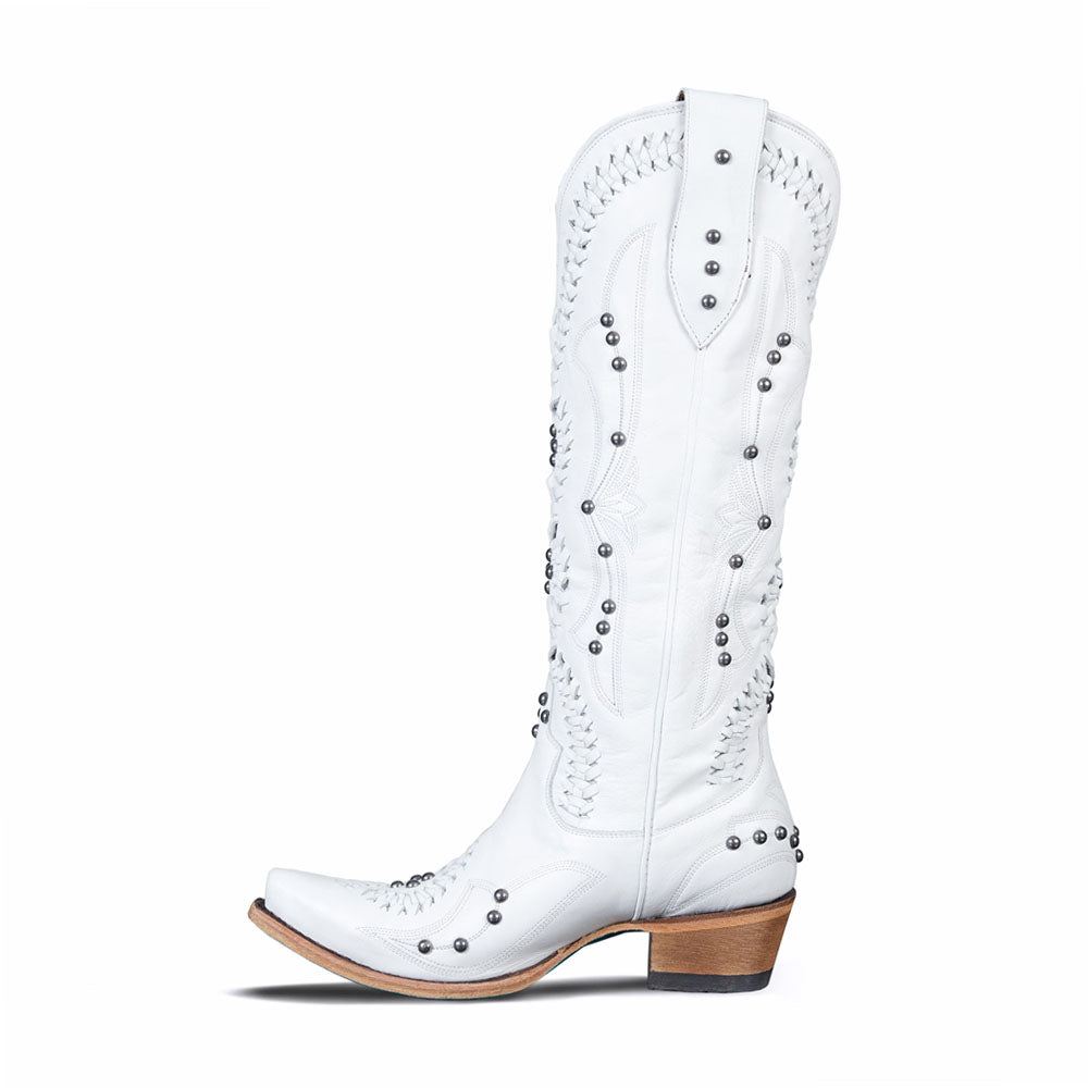 Cossette Studded Embroidered Snip Toe Pull On Cowboy Boots、mySite、gtrtttuynbv