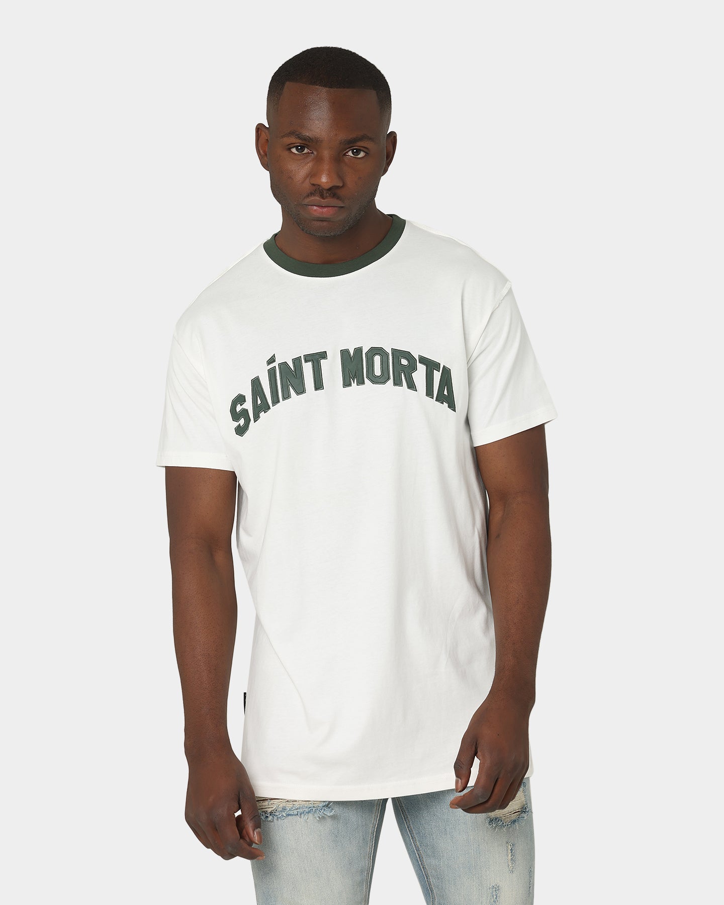 Saint Morta Kingdom Lafayette T-Shirt Off White/Green、mySite、zt4zffjzw