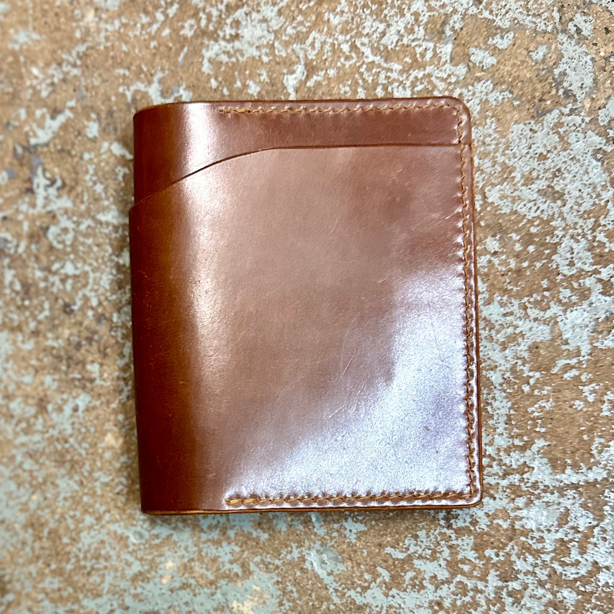  Herb Bi-Fold Wallet in Shell Cordovan、mySite、preschool7hills