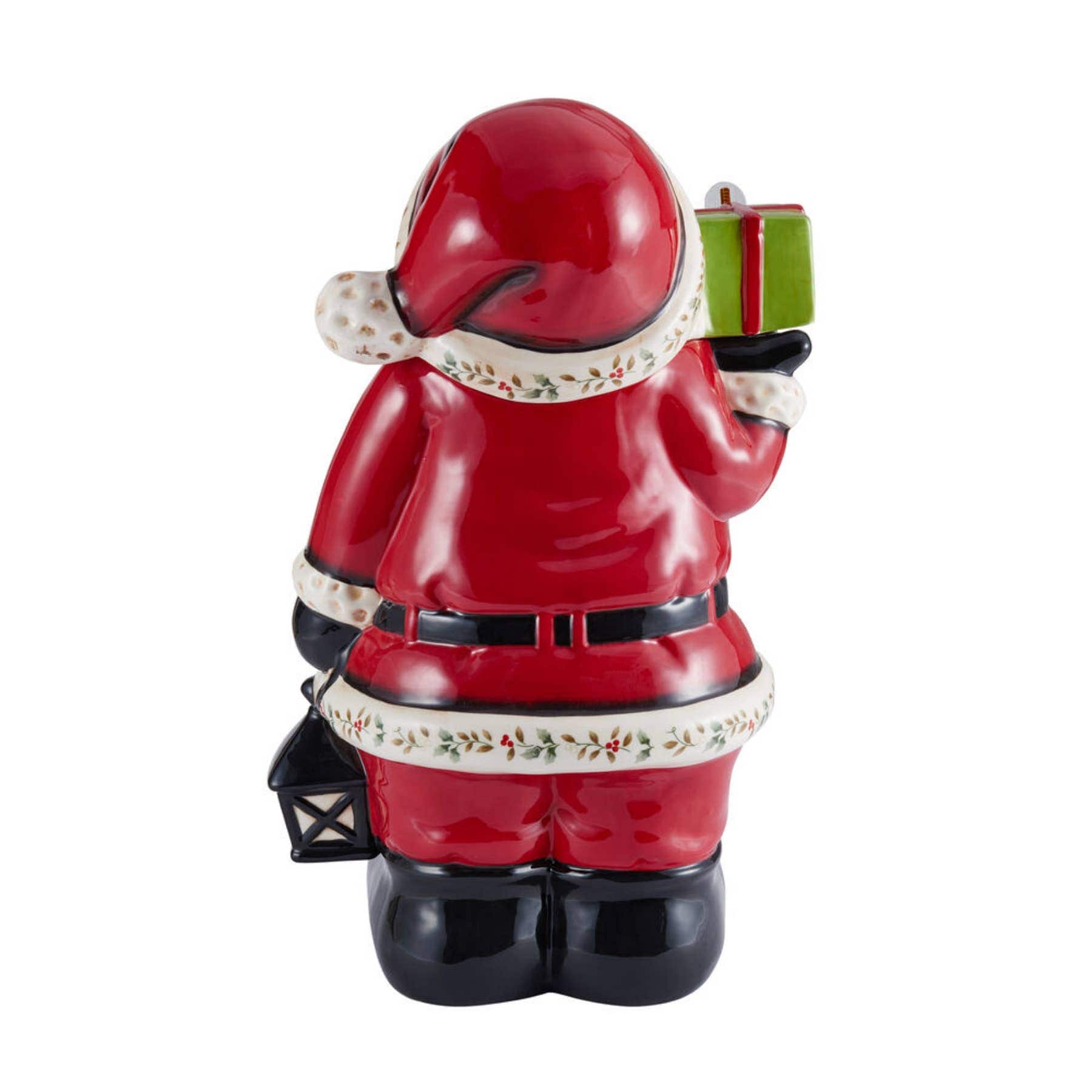 Winterberry Santa 20In GIANT Cookie Jar Pfaltzgraff、mySite、g9winljtr