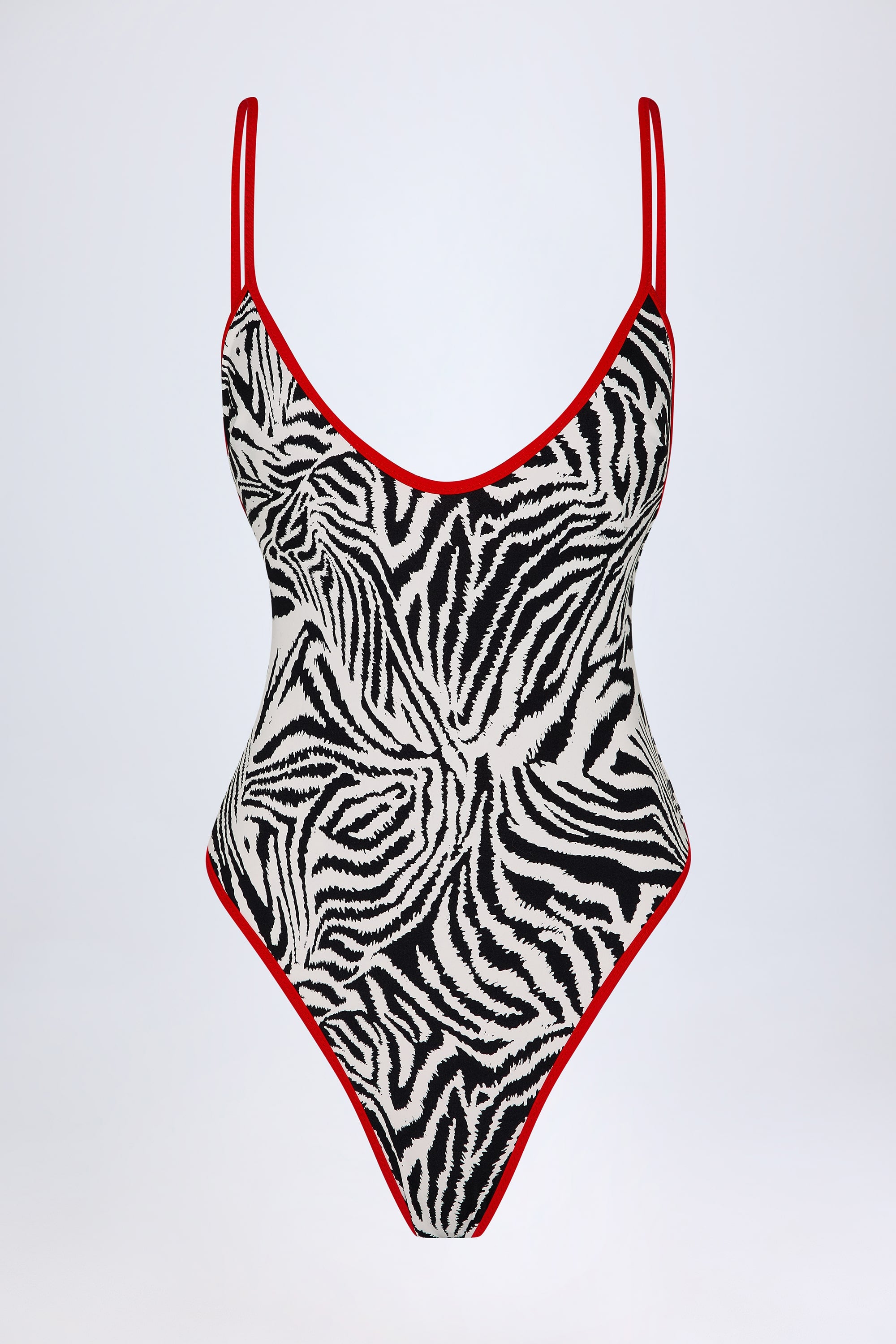  Cross-Back Swimsuit in Zebra Print、mySite、sugarbowlscore