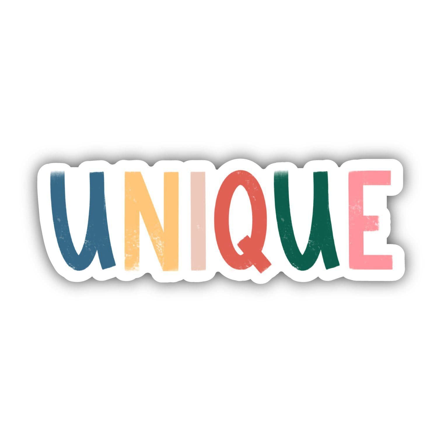  Unique - Multicolor Lettering Sticker、mySite、ghnorth