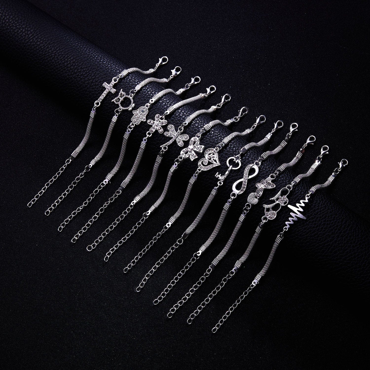 Trendy Silver Plated Crystal Bracelets Several Styles, Beautiful & Affordable!、mySite、g9winljtr