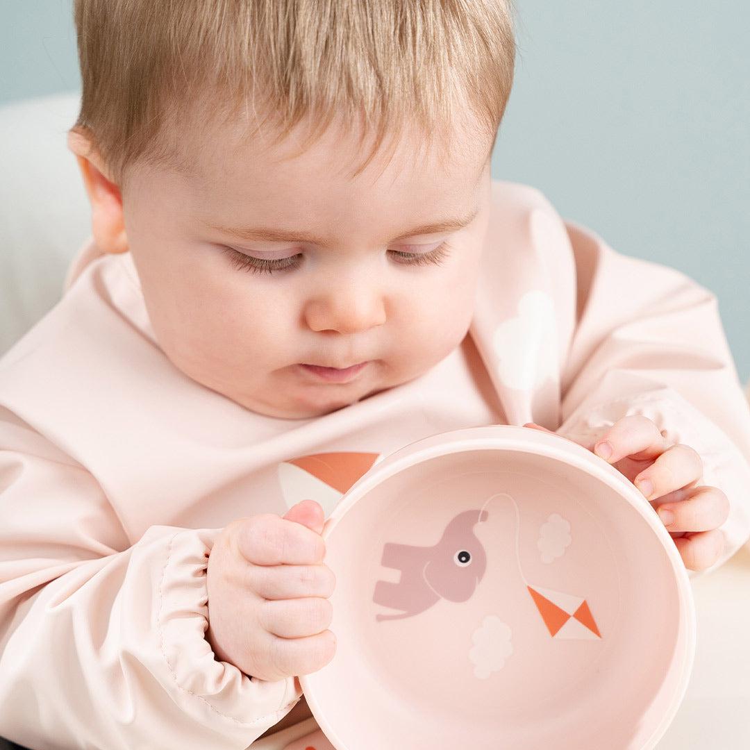  Done by Deer Sleeved Pocket Bib - Powder、mySite、merchandisen