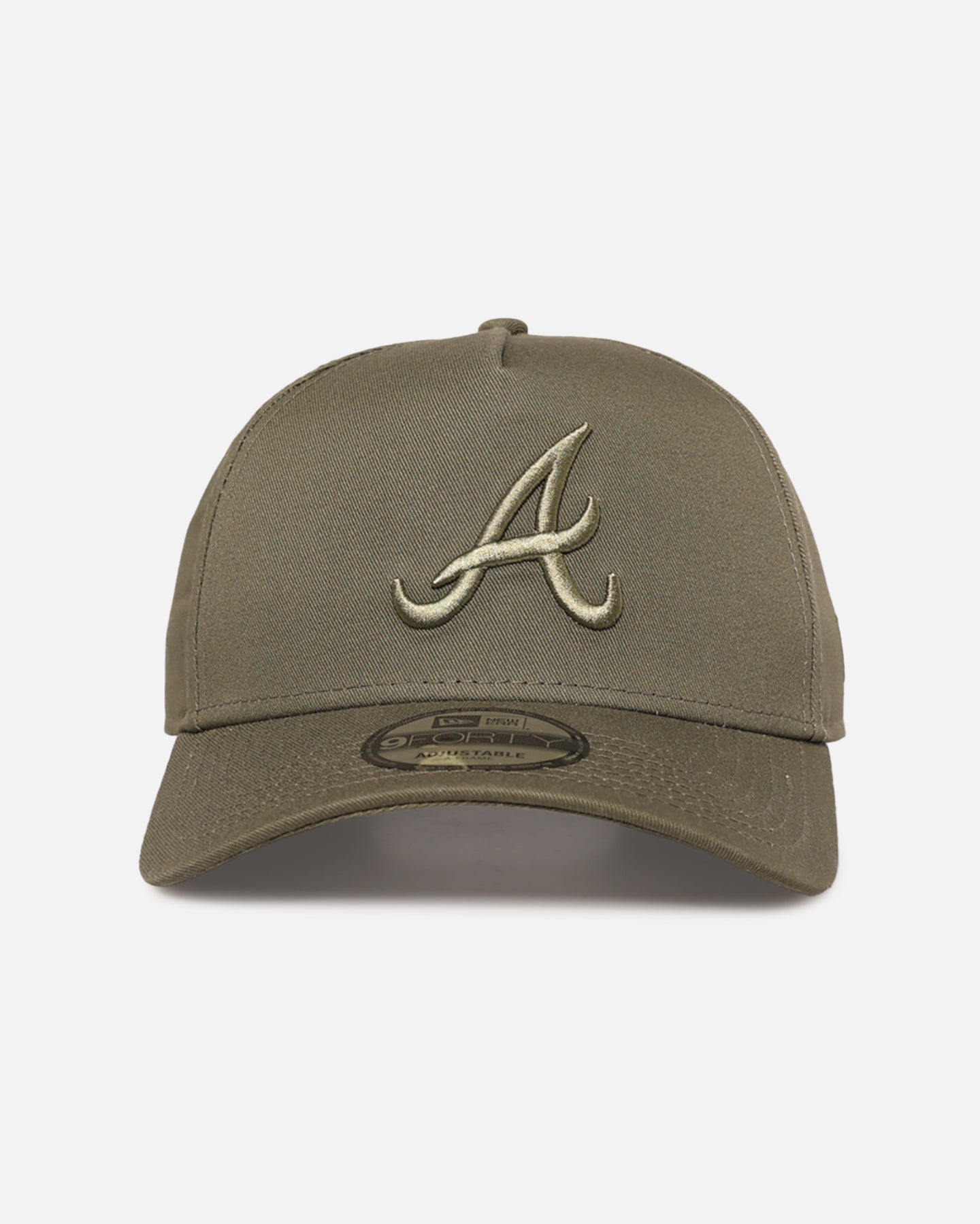 New Era Atlanta Braves 'Tonal Olive' 9FORTY A-Frame Snapback Olive、mySite、zt4zffjzw