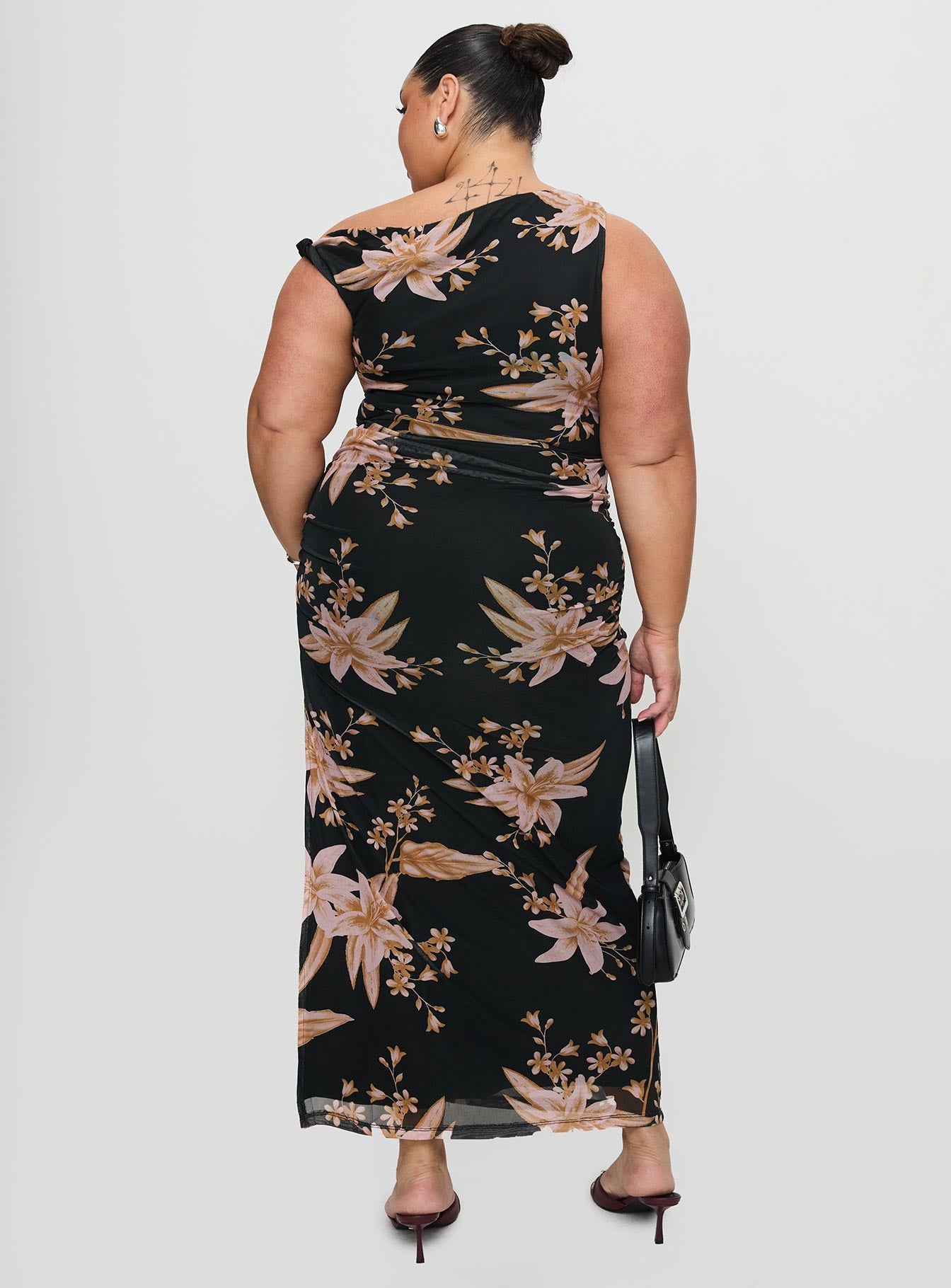 Goldrush Maxi Dress Black Floral、mySite、solidvoid