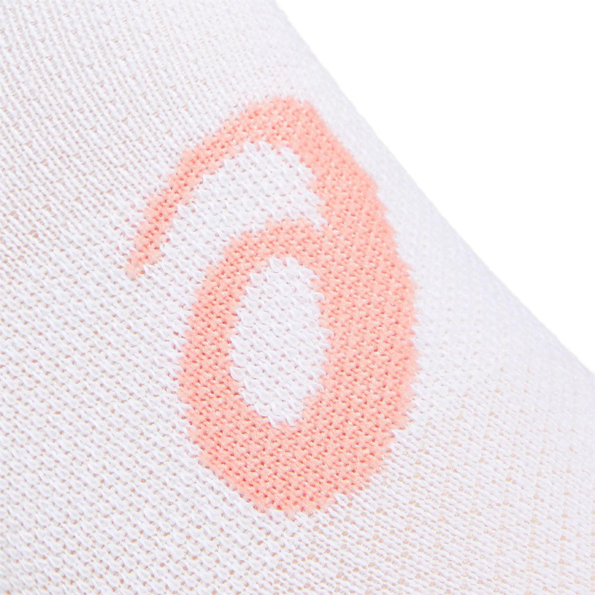 Asics Women's Invasion No Show Socks 6 Pack (Brilliant White)