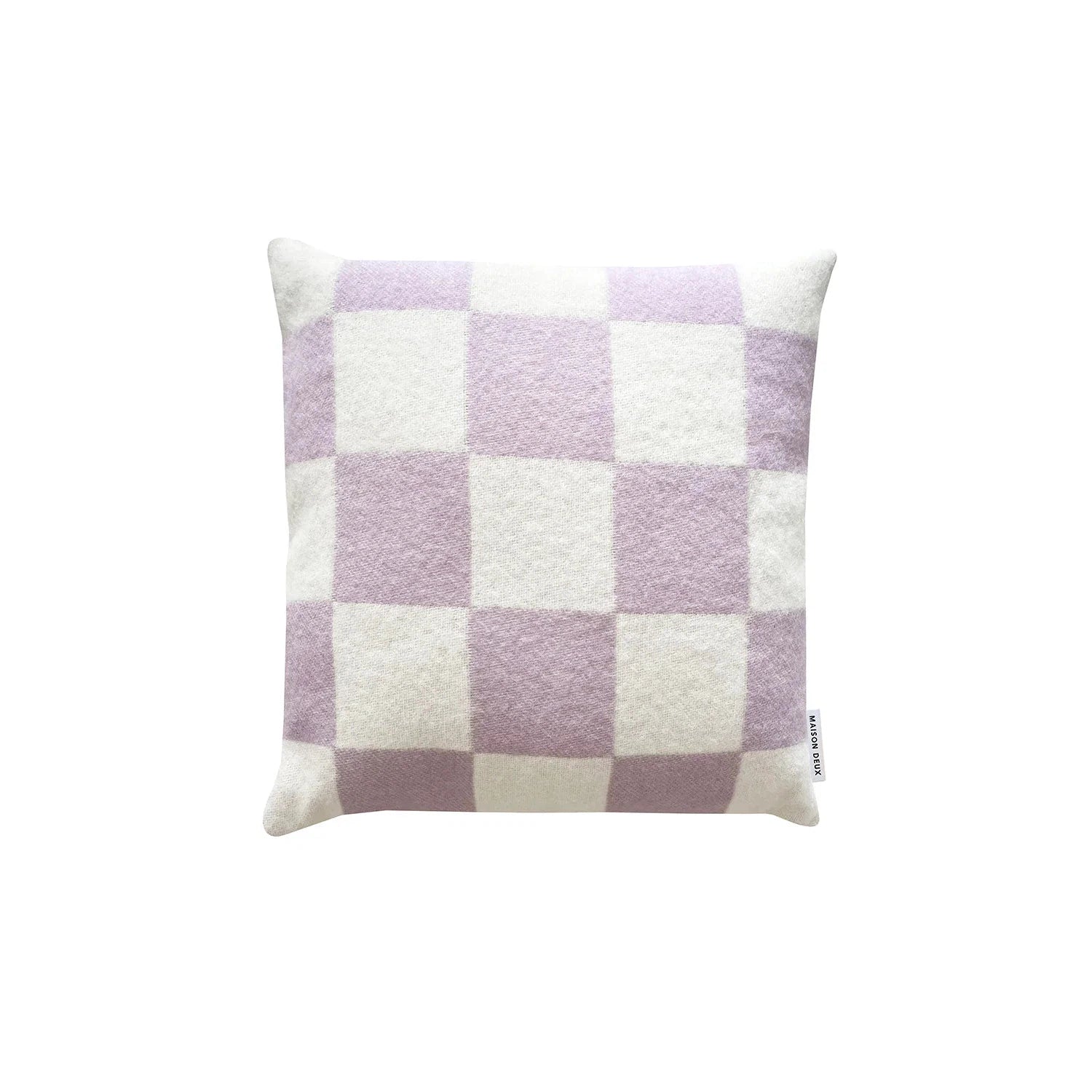 Checkerboard Lilac White Cushion、mySite、gigharbornorthrealestate