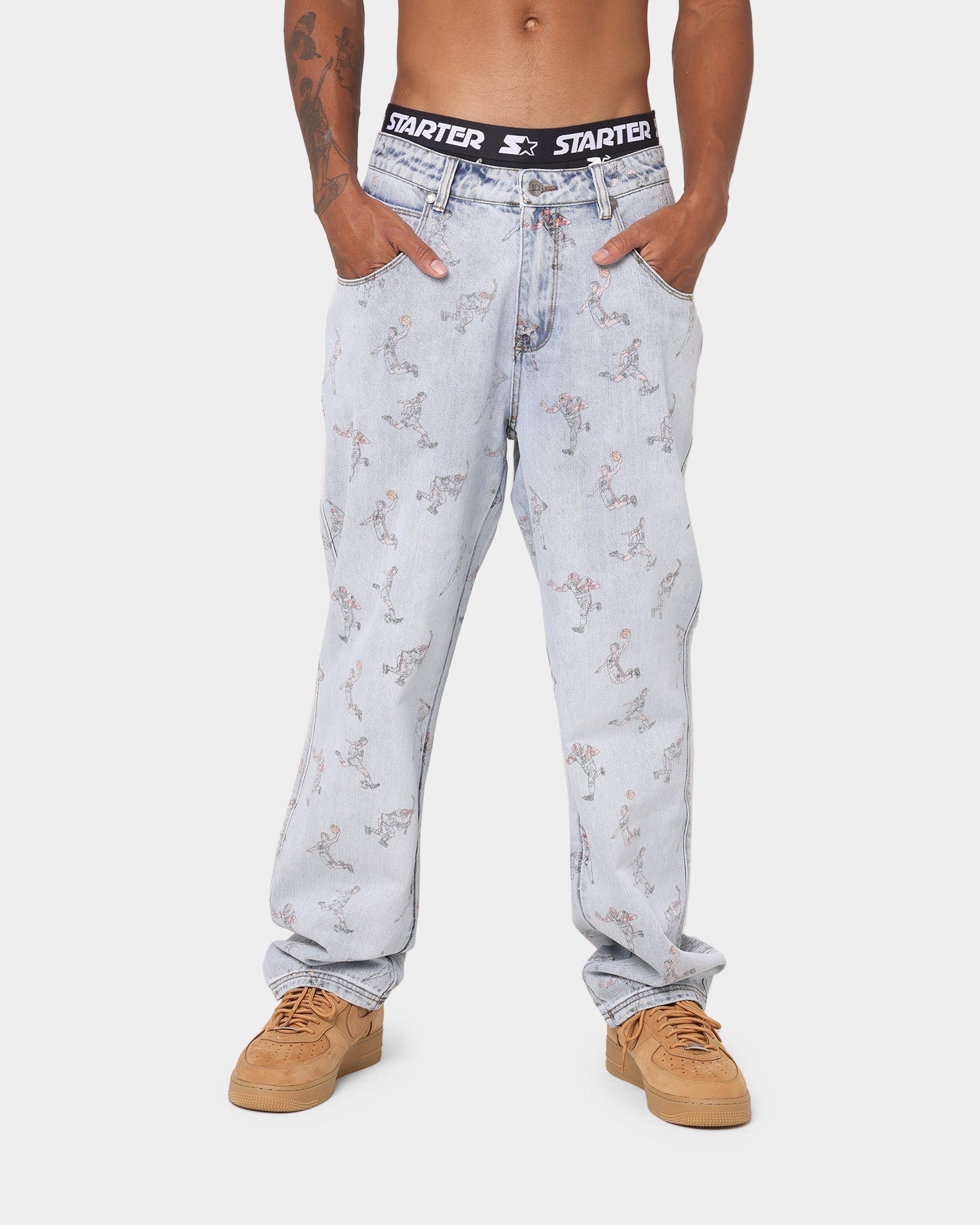 Starter Sports Stars Relaxed Vintage Jeans Snow Wash、mySite、zt4zffjzw