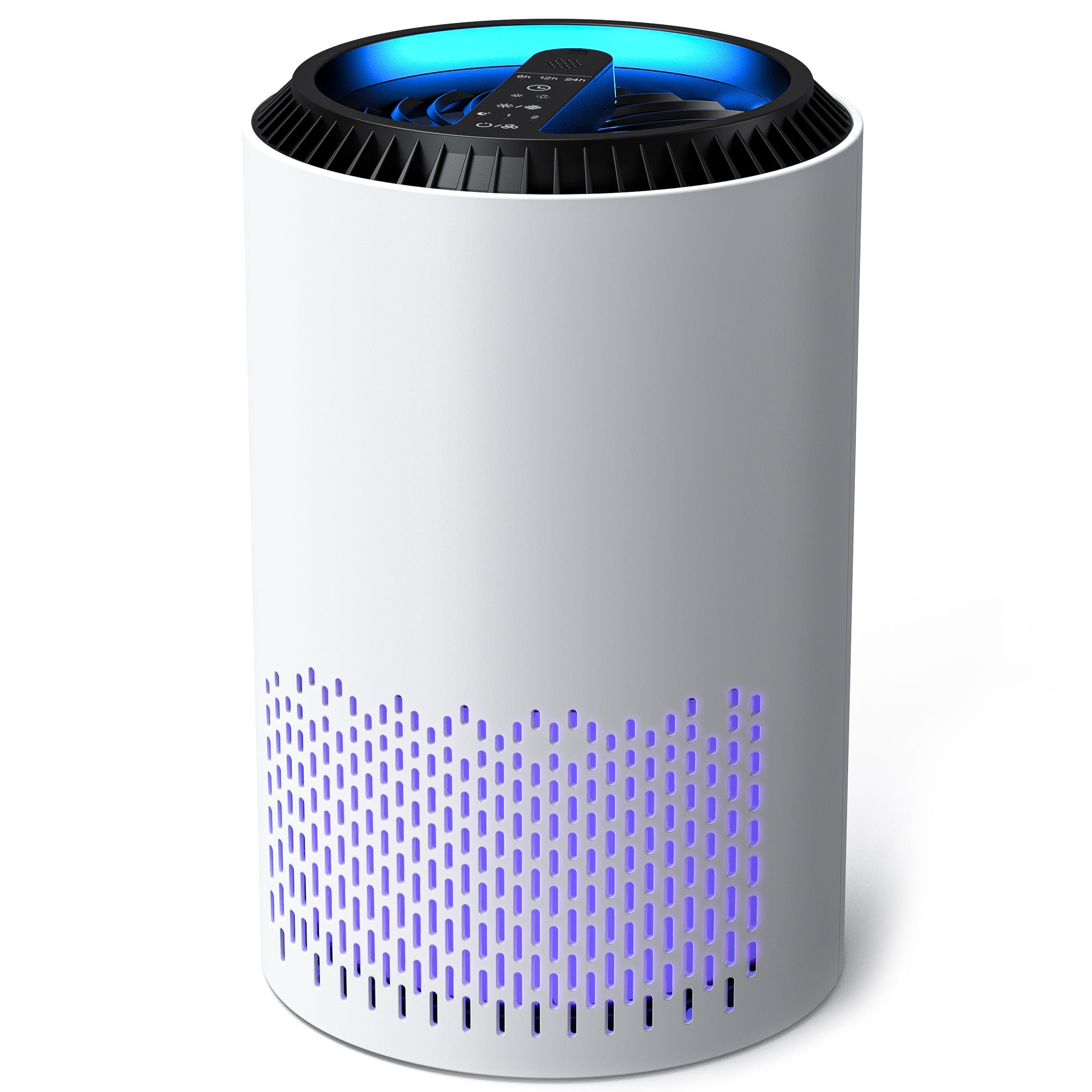 H13 HEPA Air Purifiers for Home, Air Purifier with Sleep Mode Speed Control For Bedroom Office Living Room, MK01- White、mySite、fannypackpong