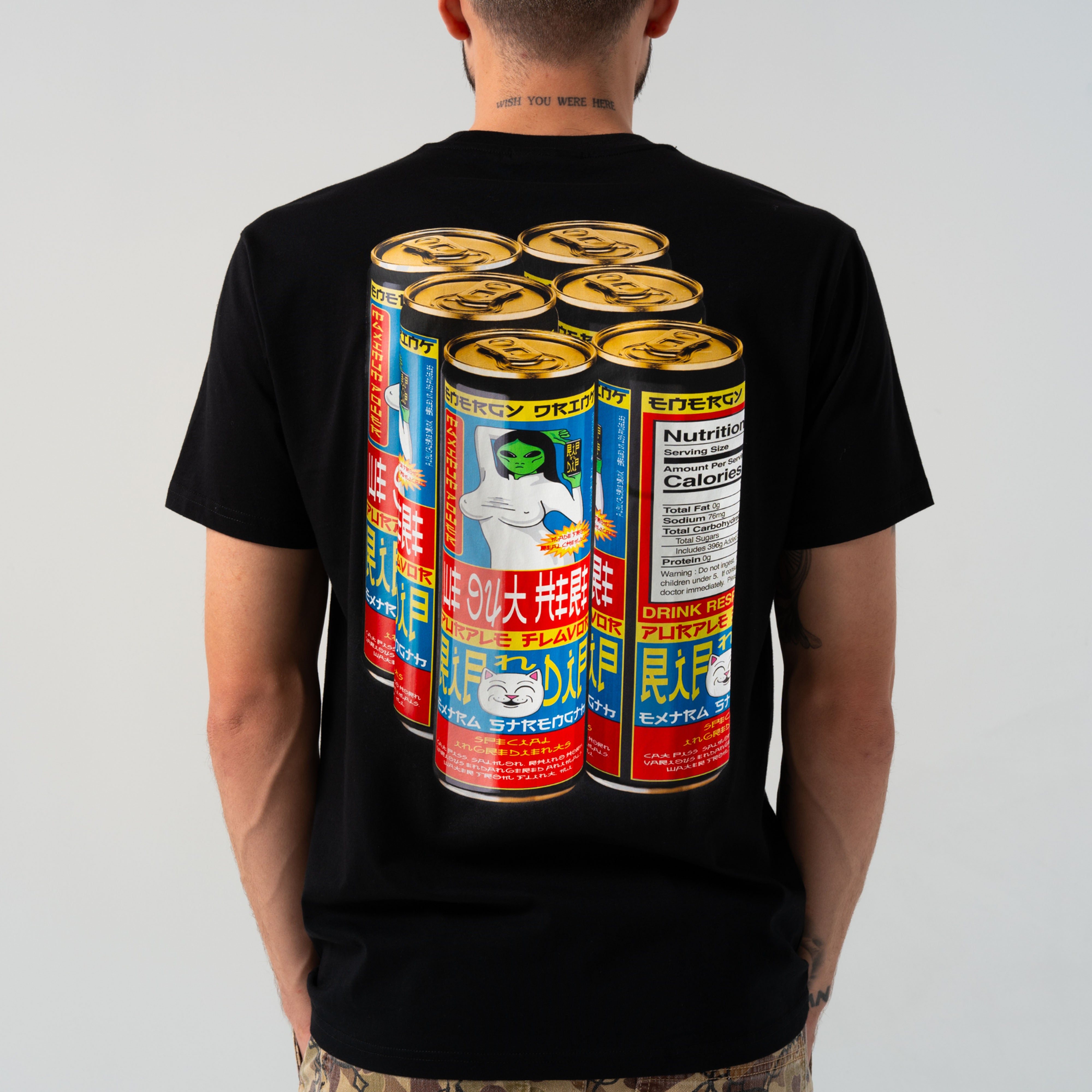  Nerms Cans Tee (Black)、mySite、merchandisen