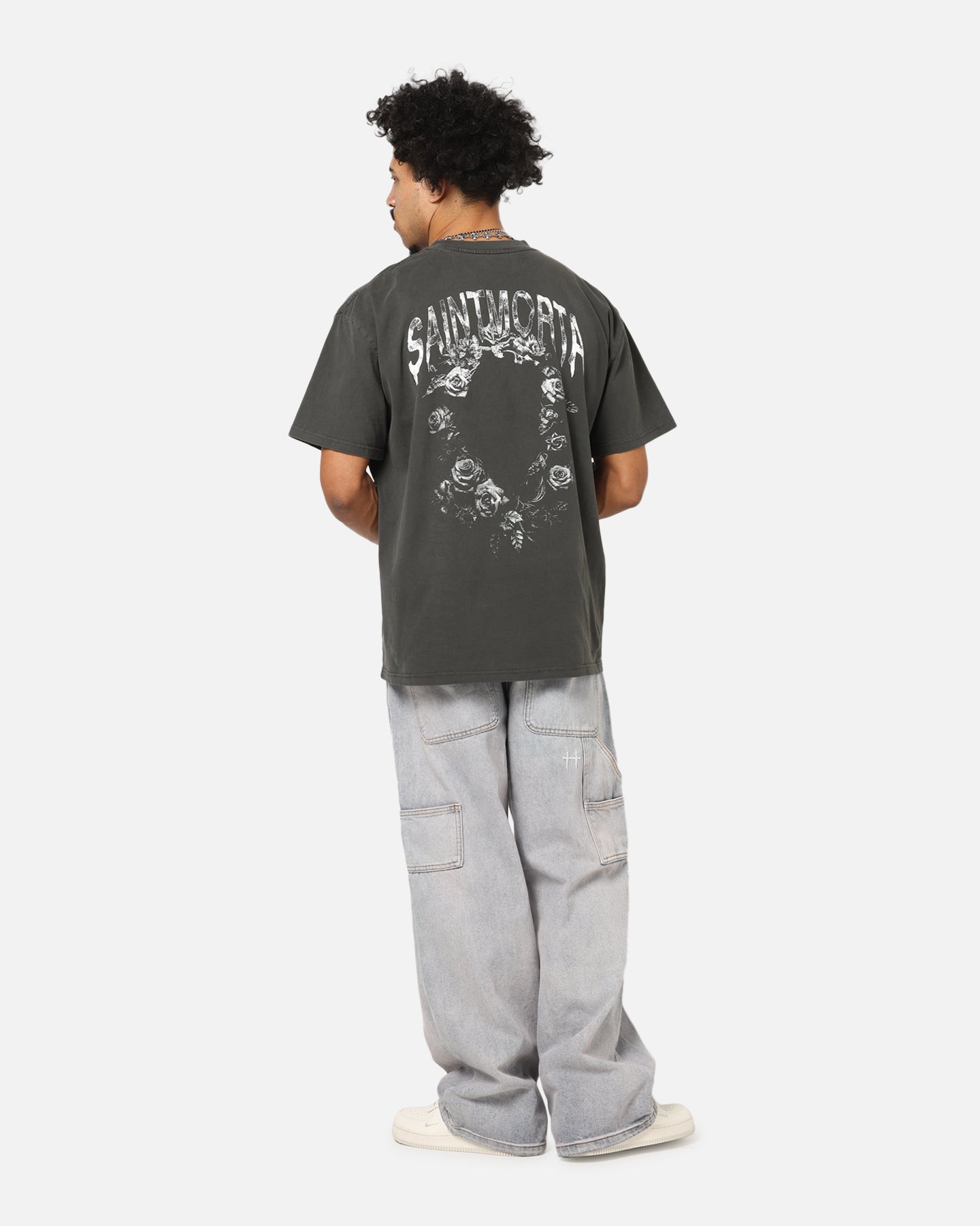 Saint Morta Heartbreak Boxy T-Shirt Black Wash、mySite、zt4zffjzw