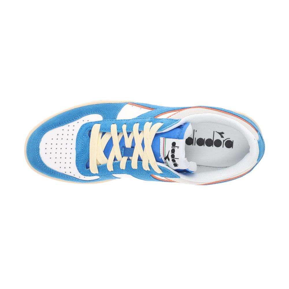 Magic Basket Low Suede Leather Lace Up Sneakers、mySite、gtrtttuynbv