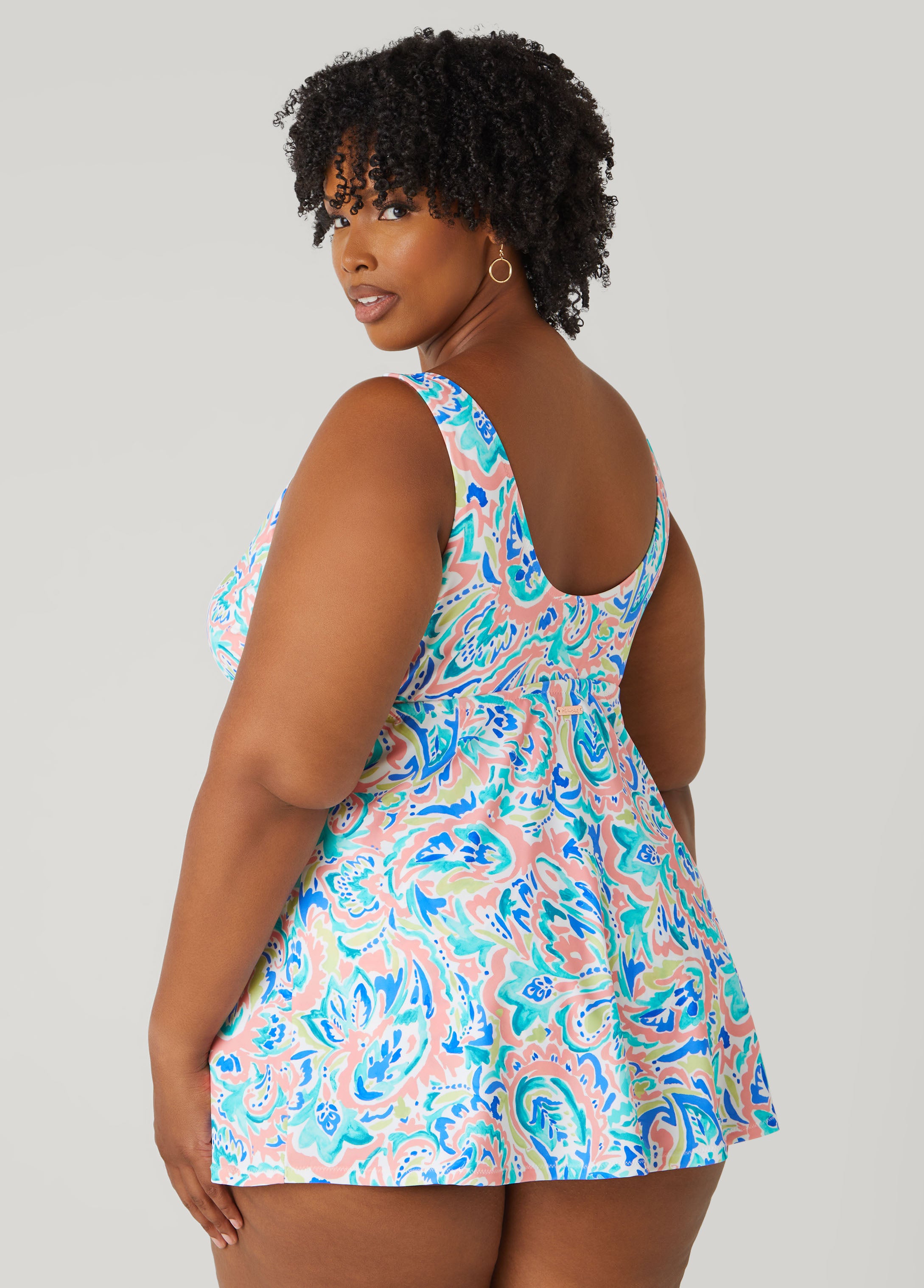 Raisins Curve Lucia Printed Swimdress、mySite、bengalsvssteelers