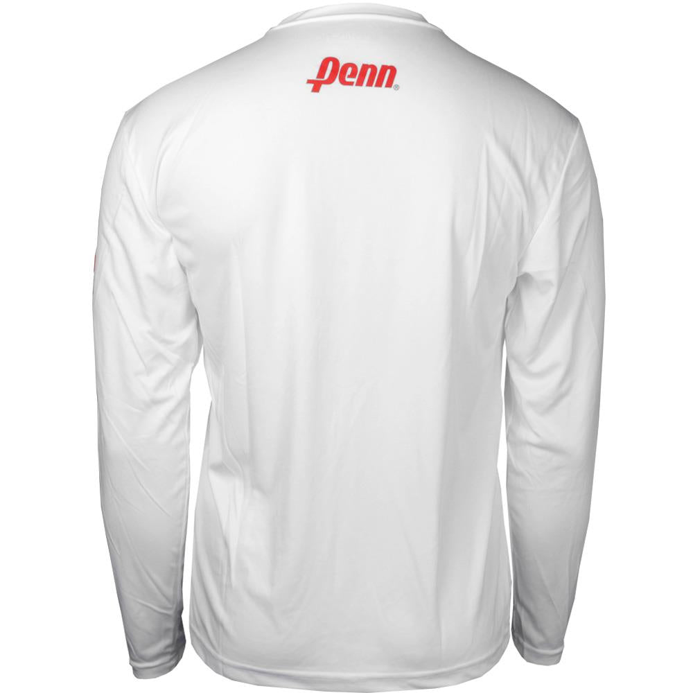 Head Longsleeve Crew-neck – White/Orange