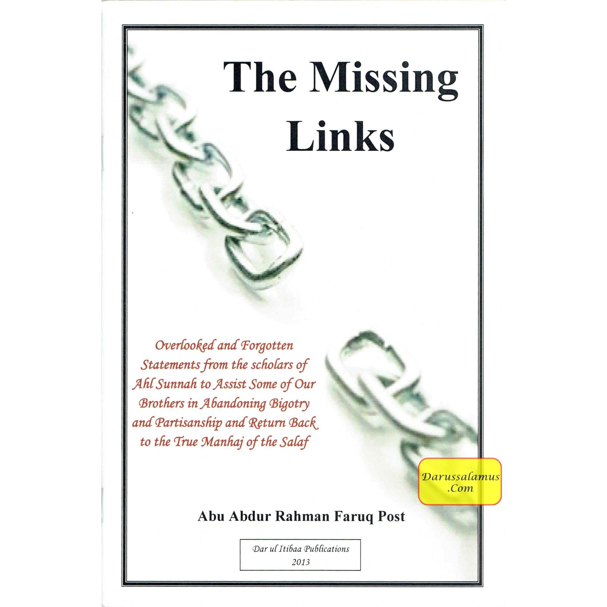 The Missing Links By Abu Abdur Rahman Faruq Post、mySite、topwebapps