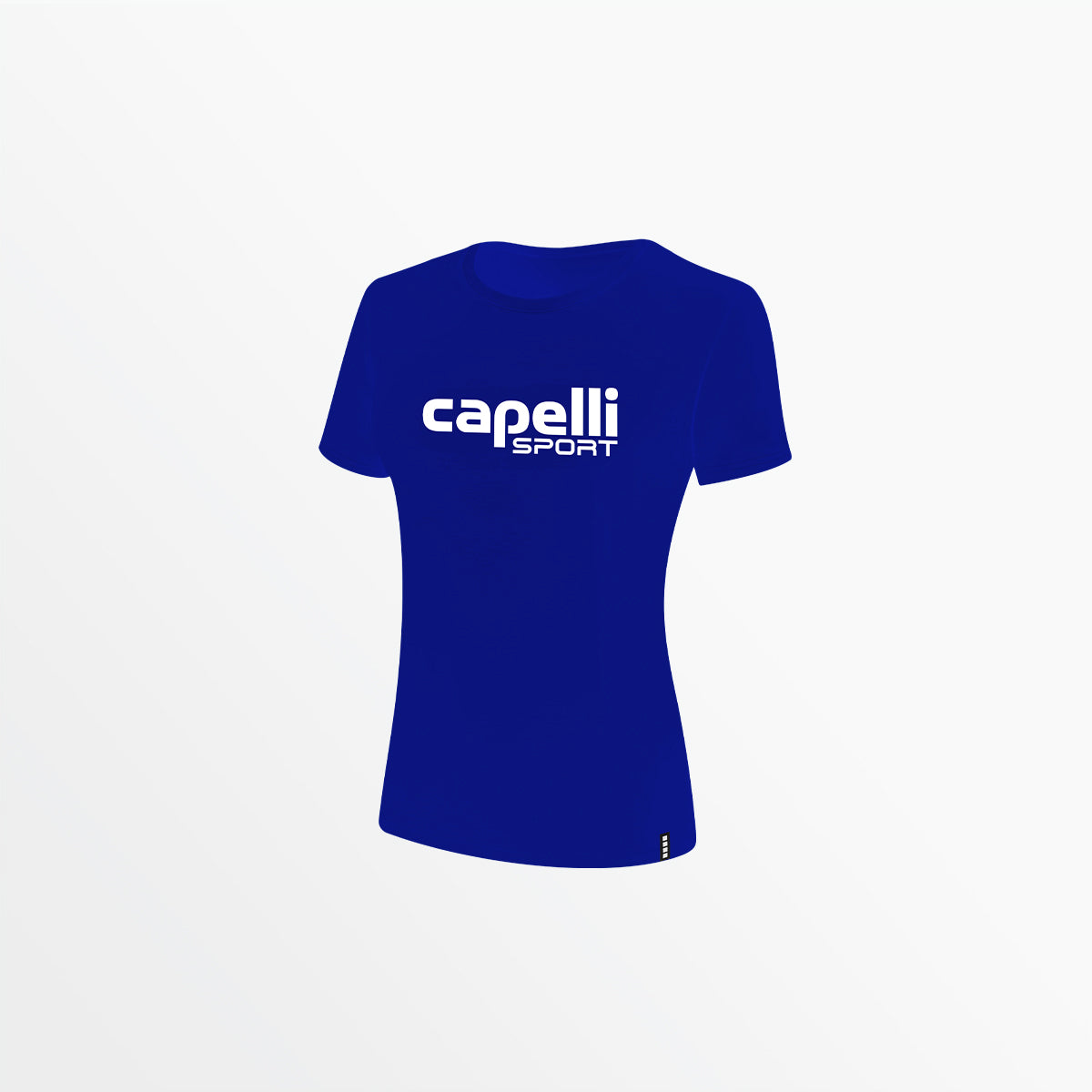 WOMEN'S LOGO TEE W OVERSIZED CENTER LOGO、mySite、neckold