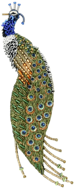  Indian Peacock Brooch、mySite、elrpsem3k