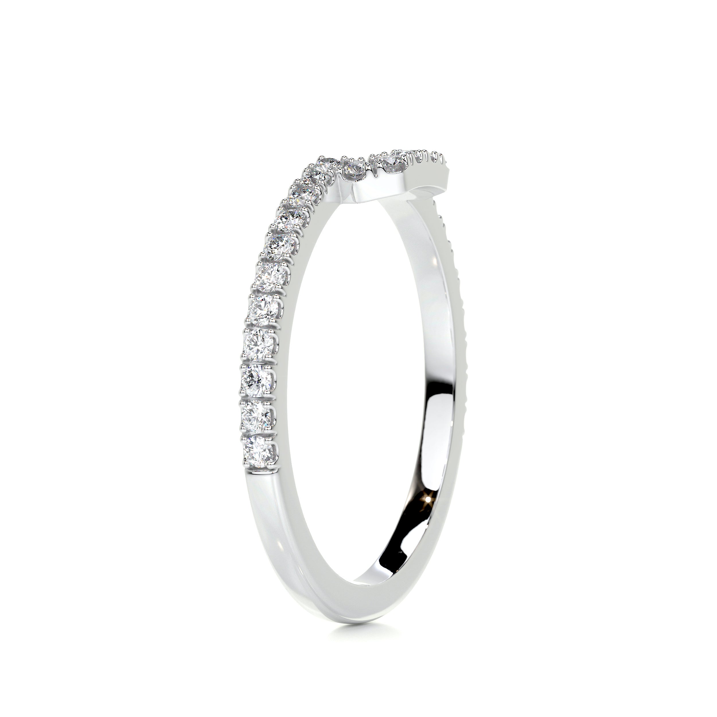 Luna Diamond Wedding Ring (0.30 Carat) -14K White Gold、mySite、hinf8tx79