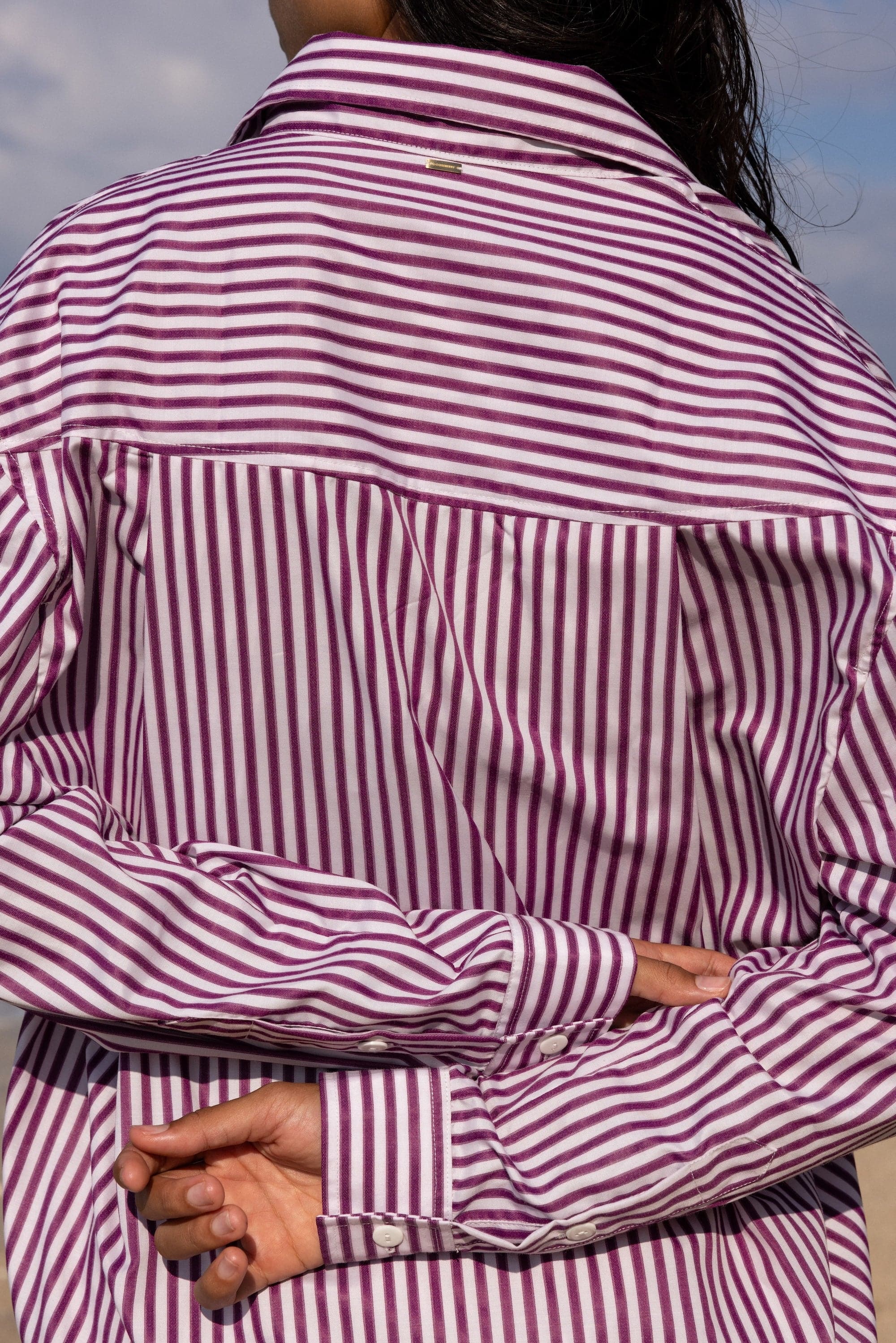 Striped Shirt Plum、mySite、bengalsvssteelers