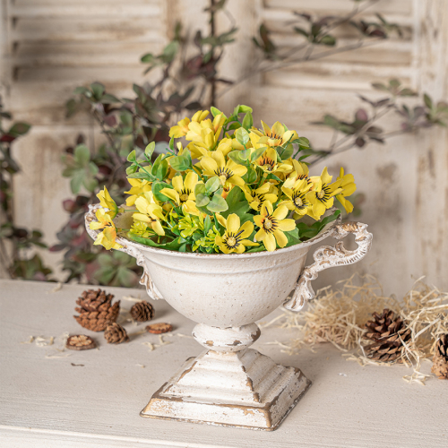  Vintage Double-Handled Flower Pot for Timeless Home Décor, Ideal for Showcasing Plants and Adding Charm to Your Space、、yumabirdnaturehistoryfestival