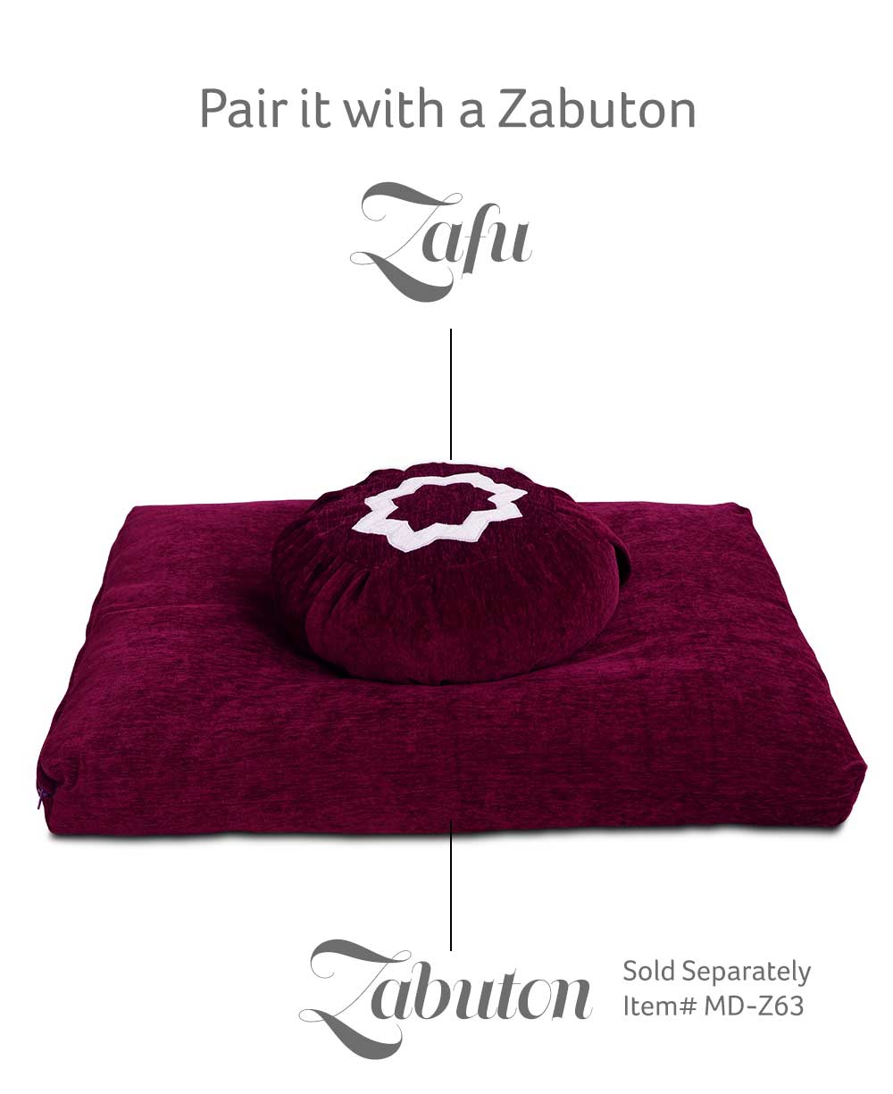 Purple Lotus Zafu Meditation Cushion、mySite、topwebapps
