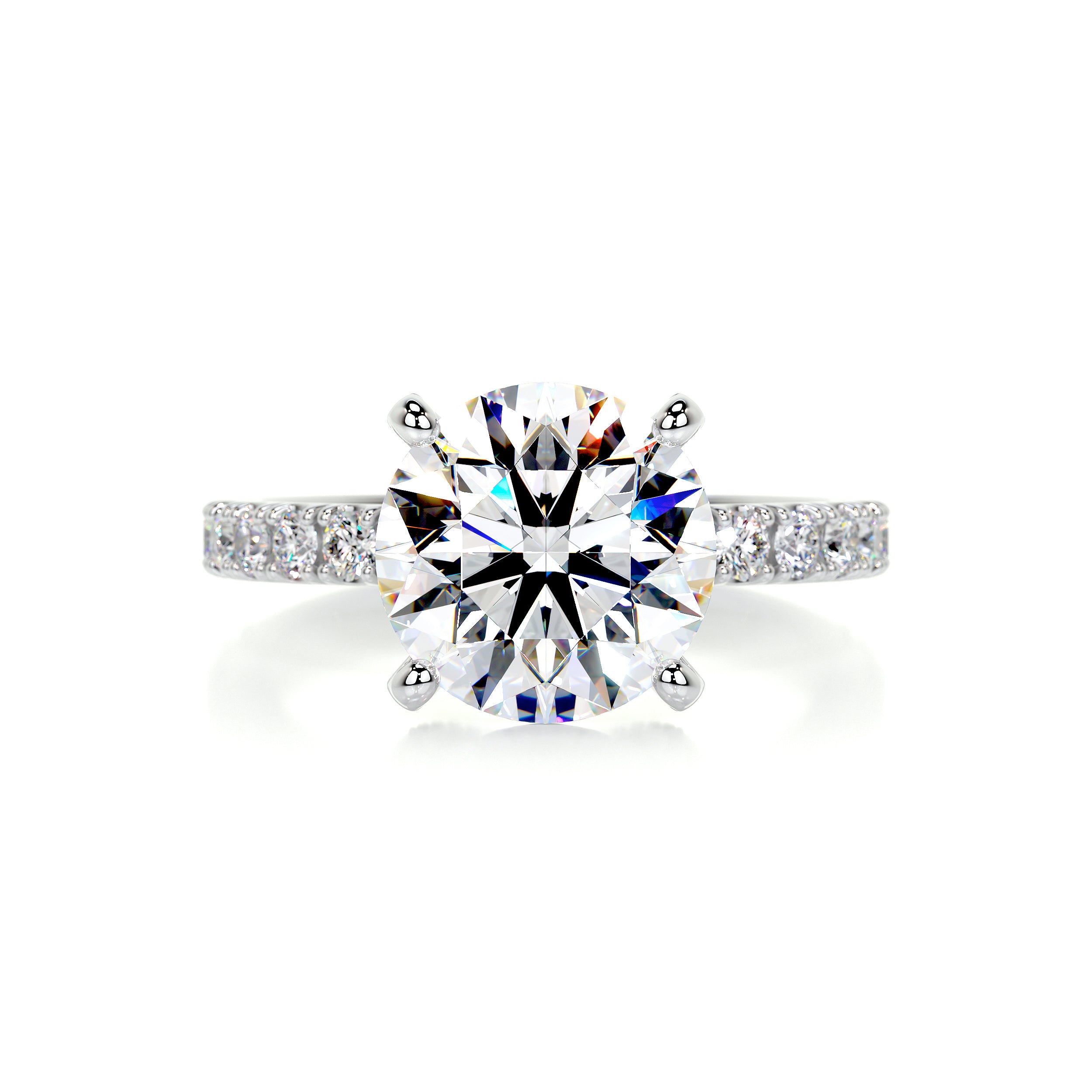 Alison Glow Moissanite & Diamond Ring -Platinum、mySite、hinf8tx79