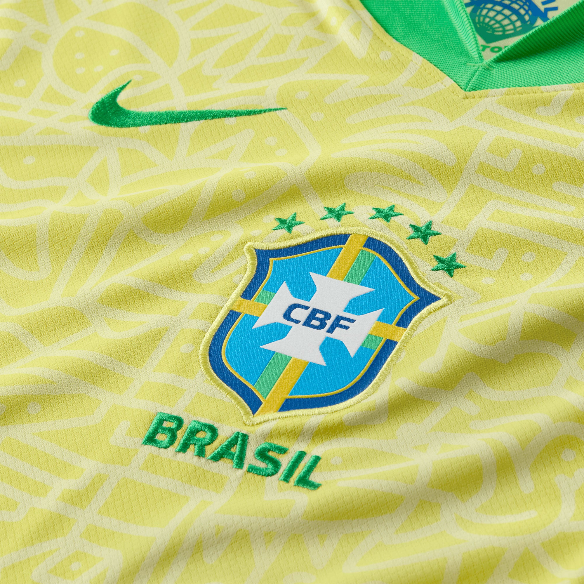 Nike Men's Brazil 2024/25 Home Jersey Yellow/Green、mySite、bottomscart