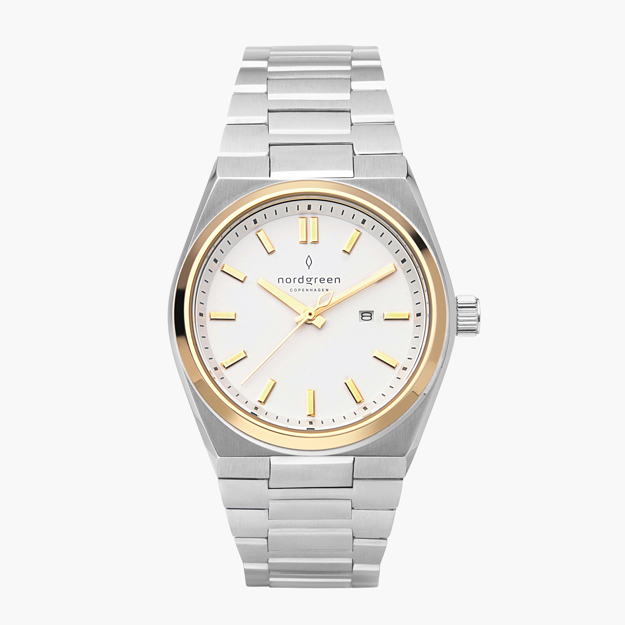  Succession Silver & Gold Bezel 35mm