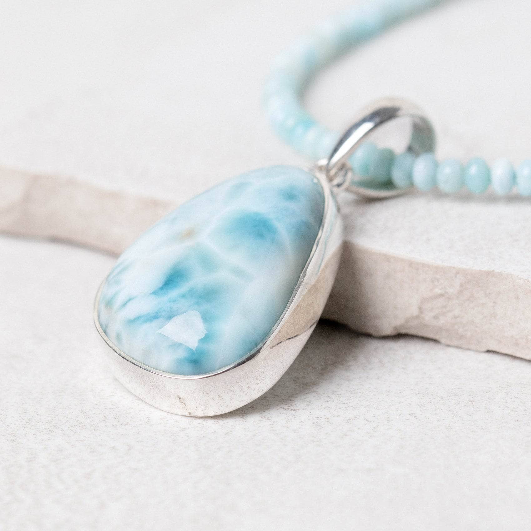 Rare Genuine Larimar Pendant Necklace、mySite、hinf8tx79
