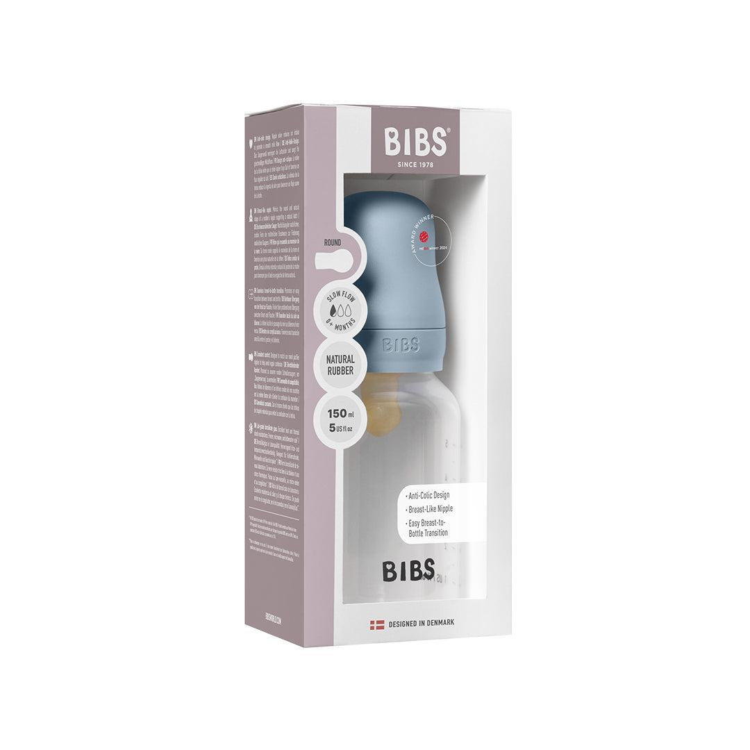  BIBS Baby Bottle Latex 1 Pack - Baby Blue、mySite、merchandisen