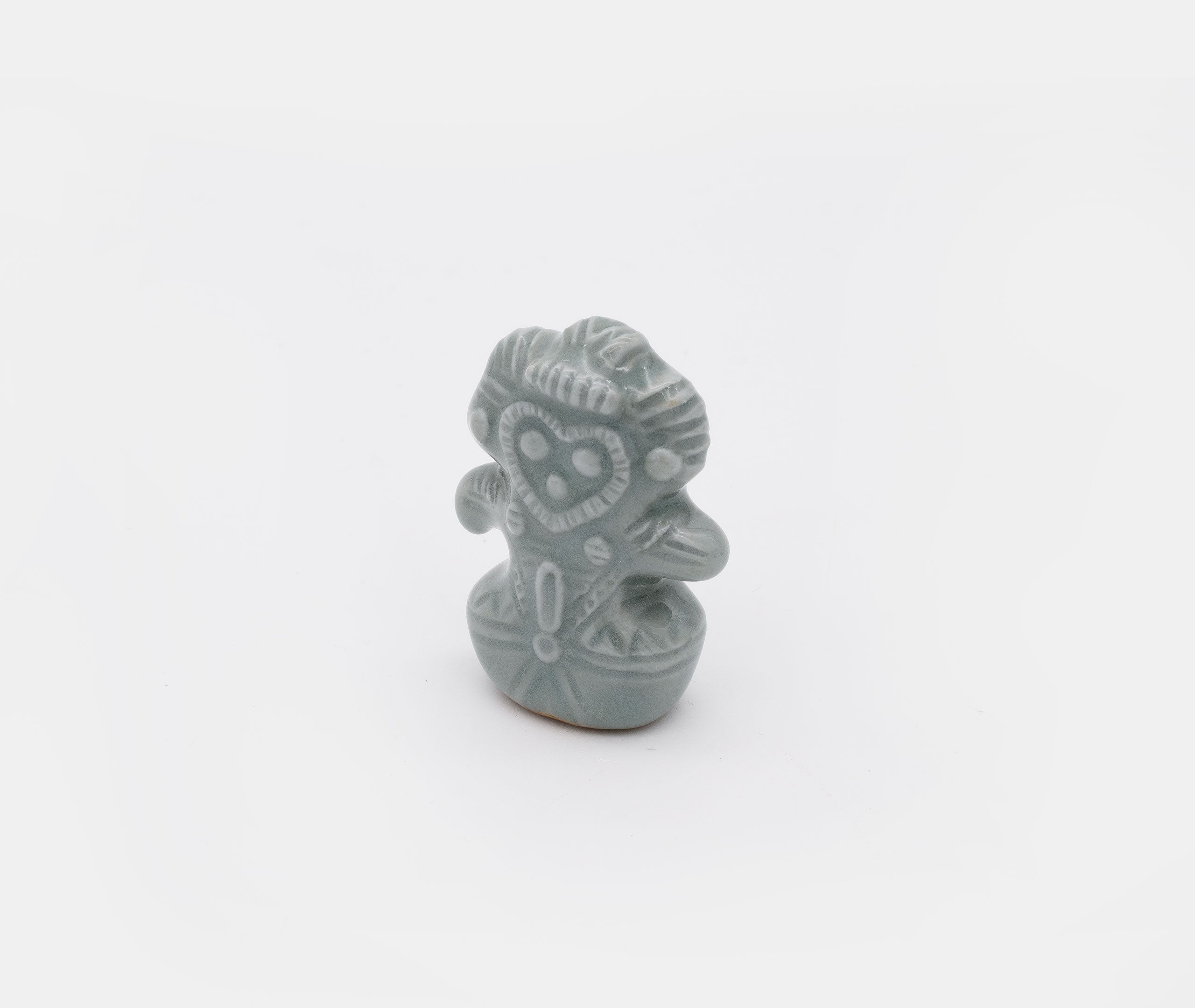 Jomon Dogu Figurine Owl - Blue、mySite、topwebapps