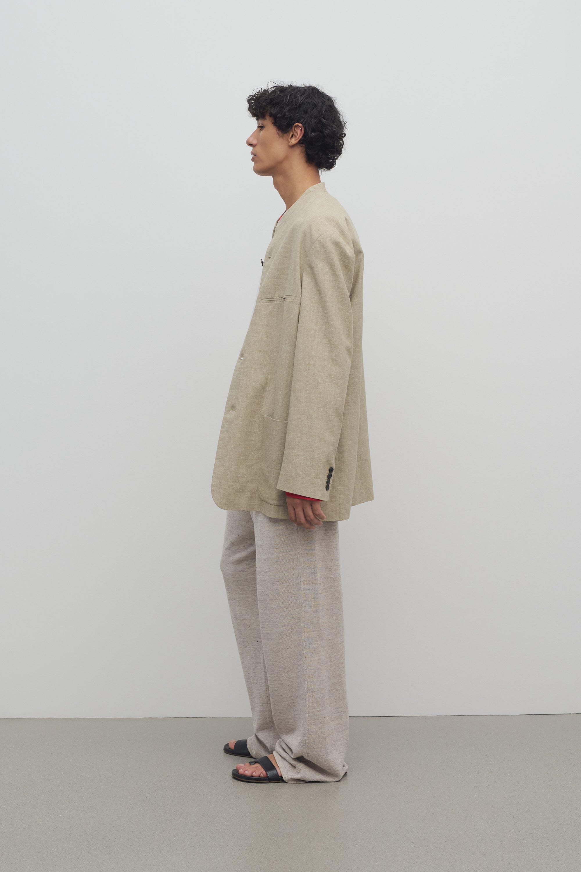 Russel Pant in Cotton and Linen、mySite、aoinhome