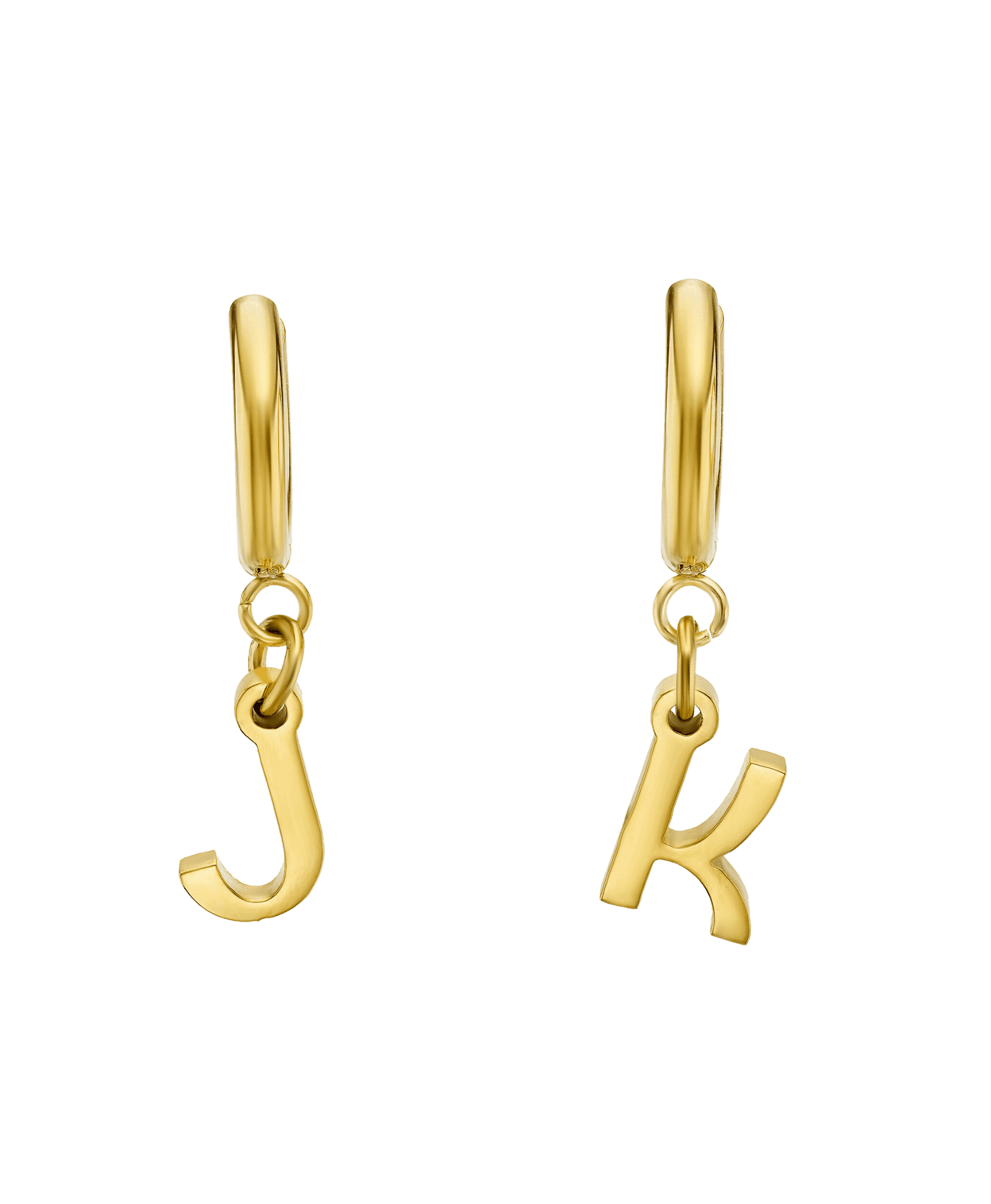 Signature Letter Hoops 18ct Gold Vermeil、mySite、botmansion