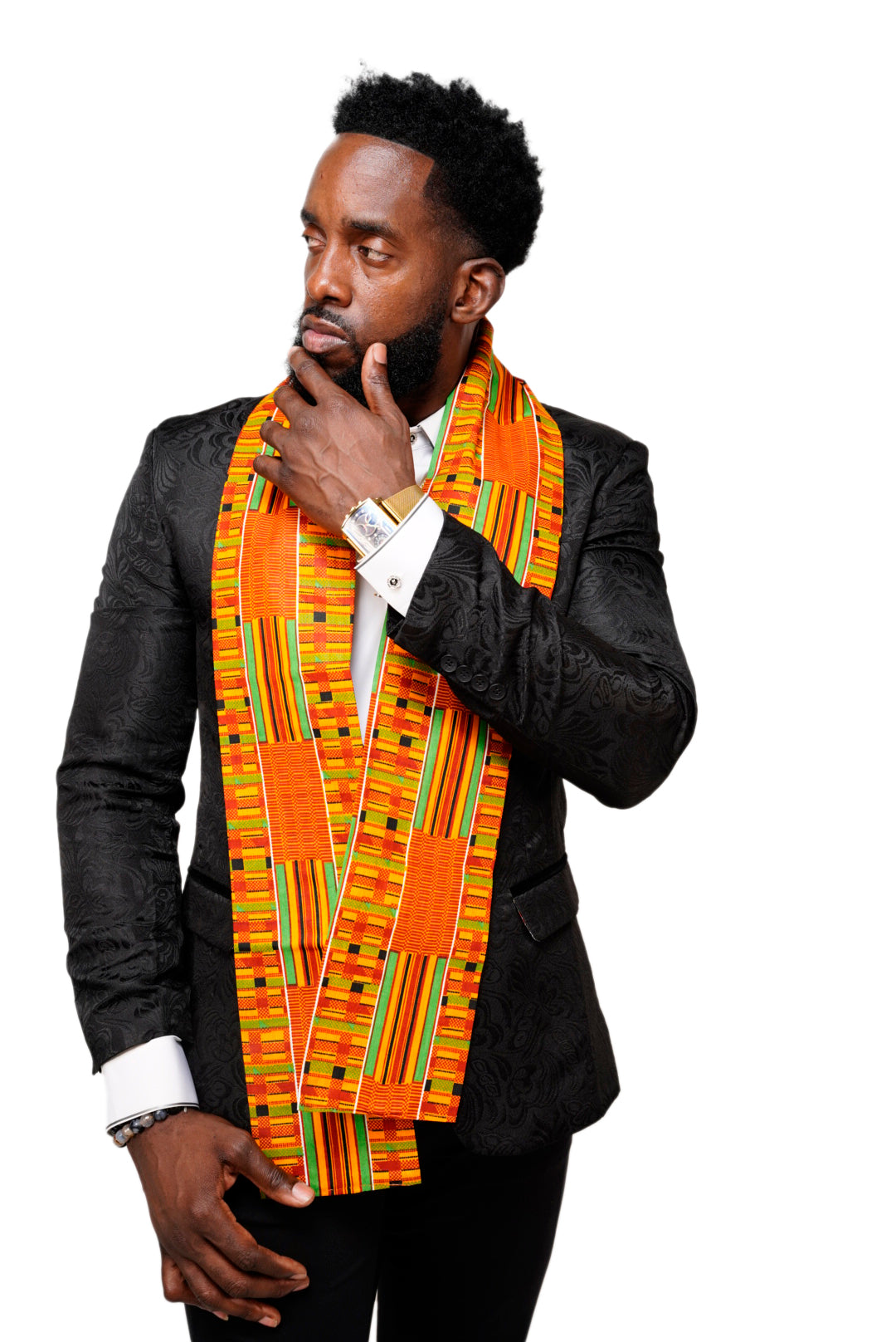 Sikadwa Kente African Print Sash-DP0795S、mySite、solidvoid